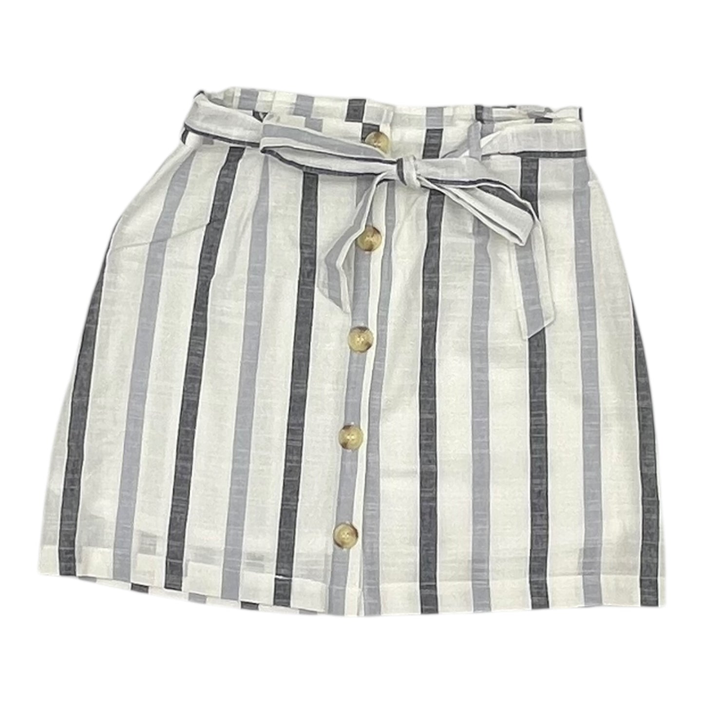 Skirt Mini & Short By Mine In Striped Pattern, Size:M