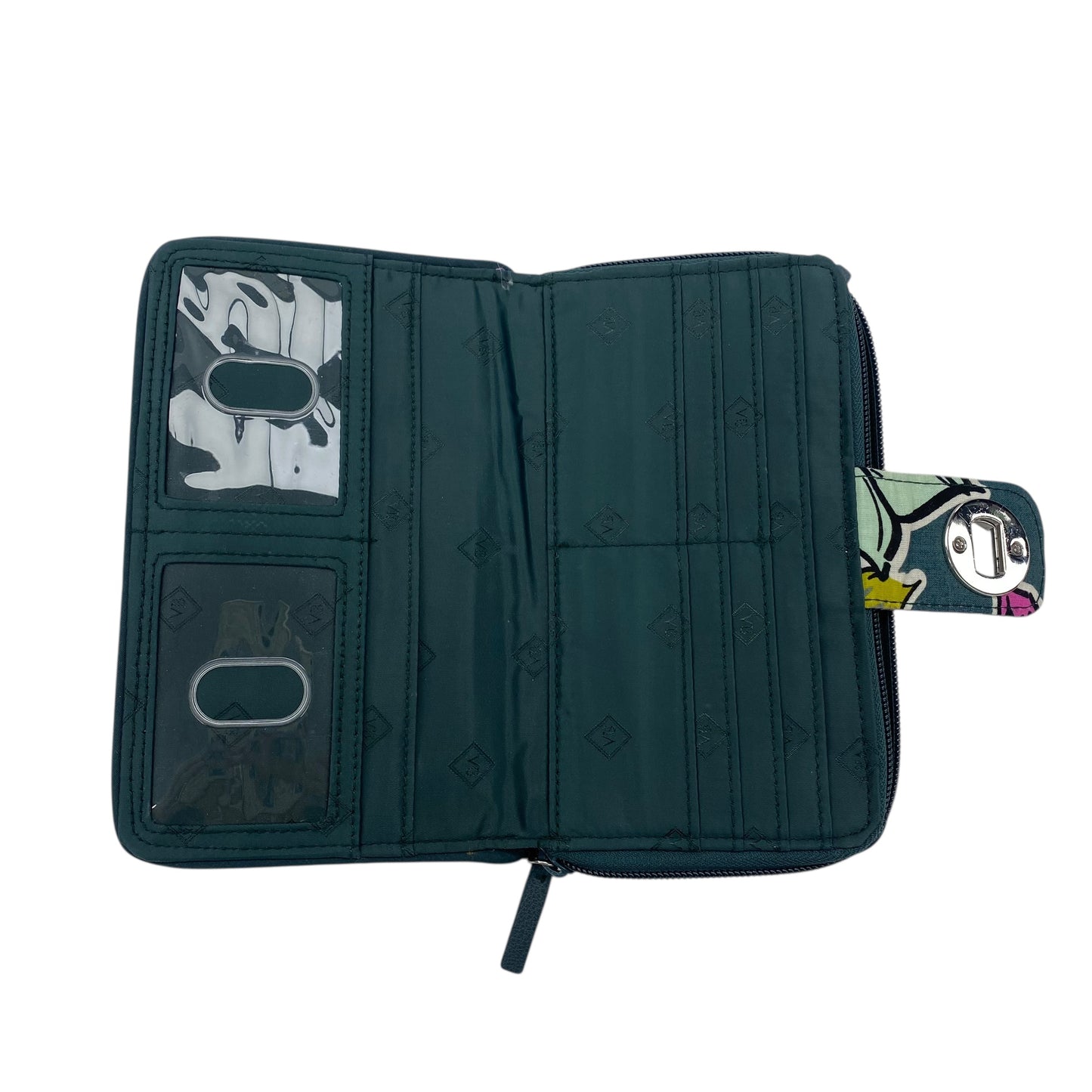 Wallet By Vera Bradley In Green, Size:Large