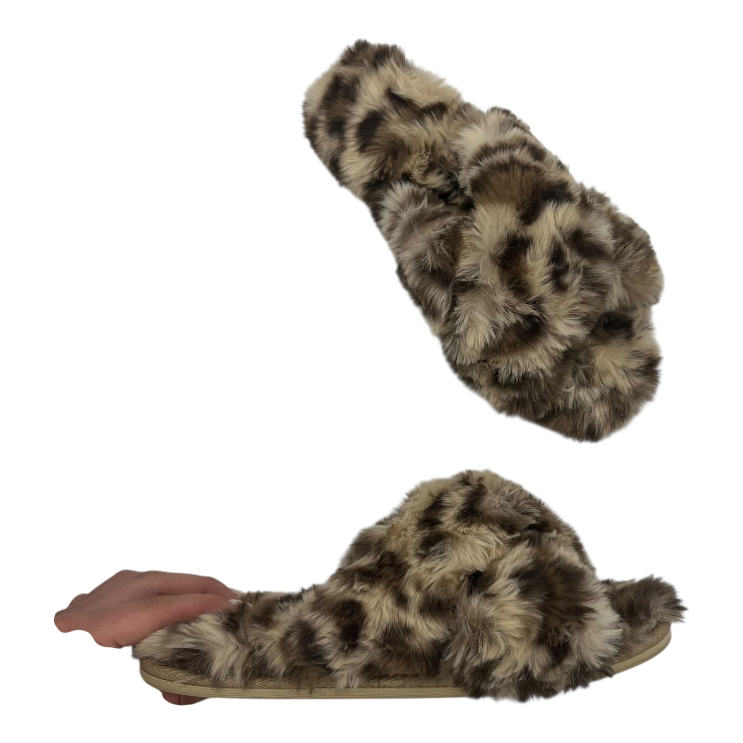 Slippers By Secret Treasures In Animal Print