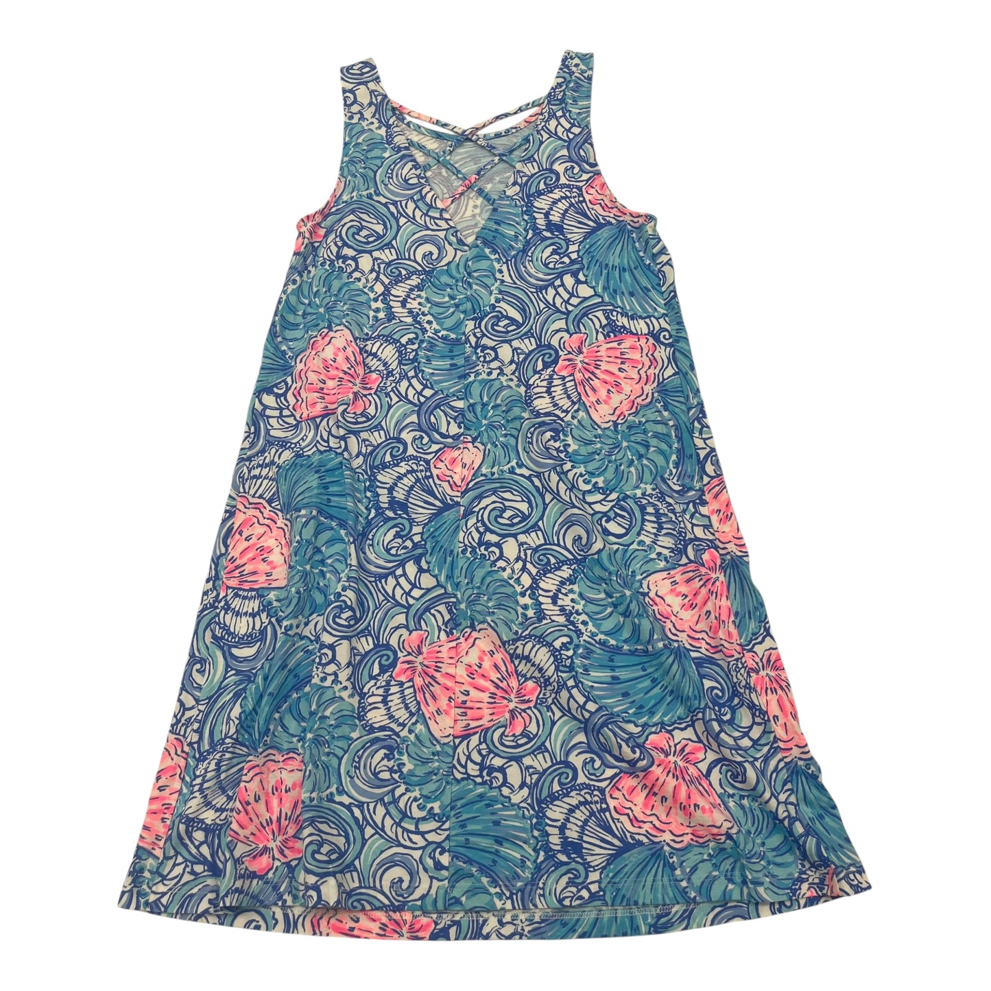 Dress Designer By Lilly Pulitzer In Blue & Pink, Size:Xs