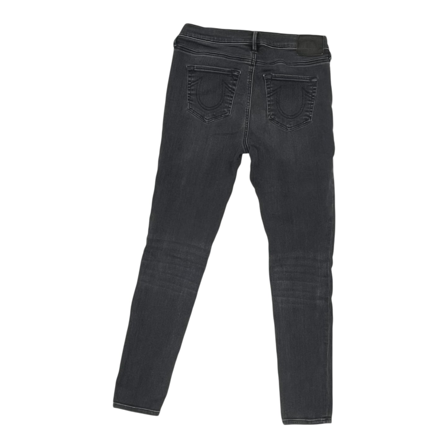 Jeans Skinny By True Religion In Black Denim, Size:8