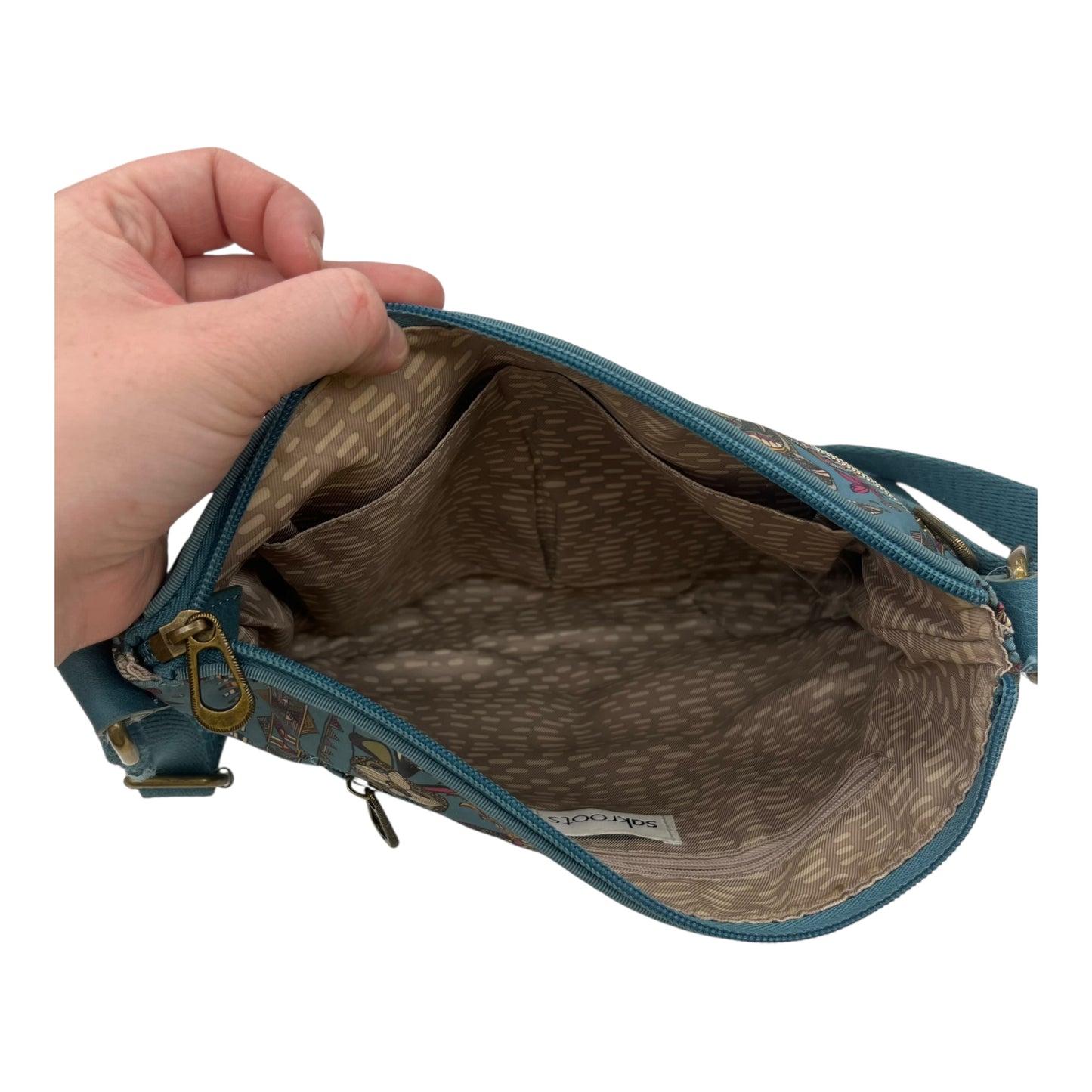 CROSSBODY by SAKROOTS In BLUE, Size: LARGE