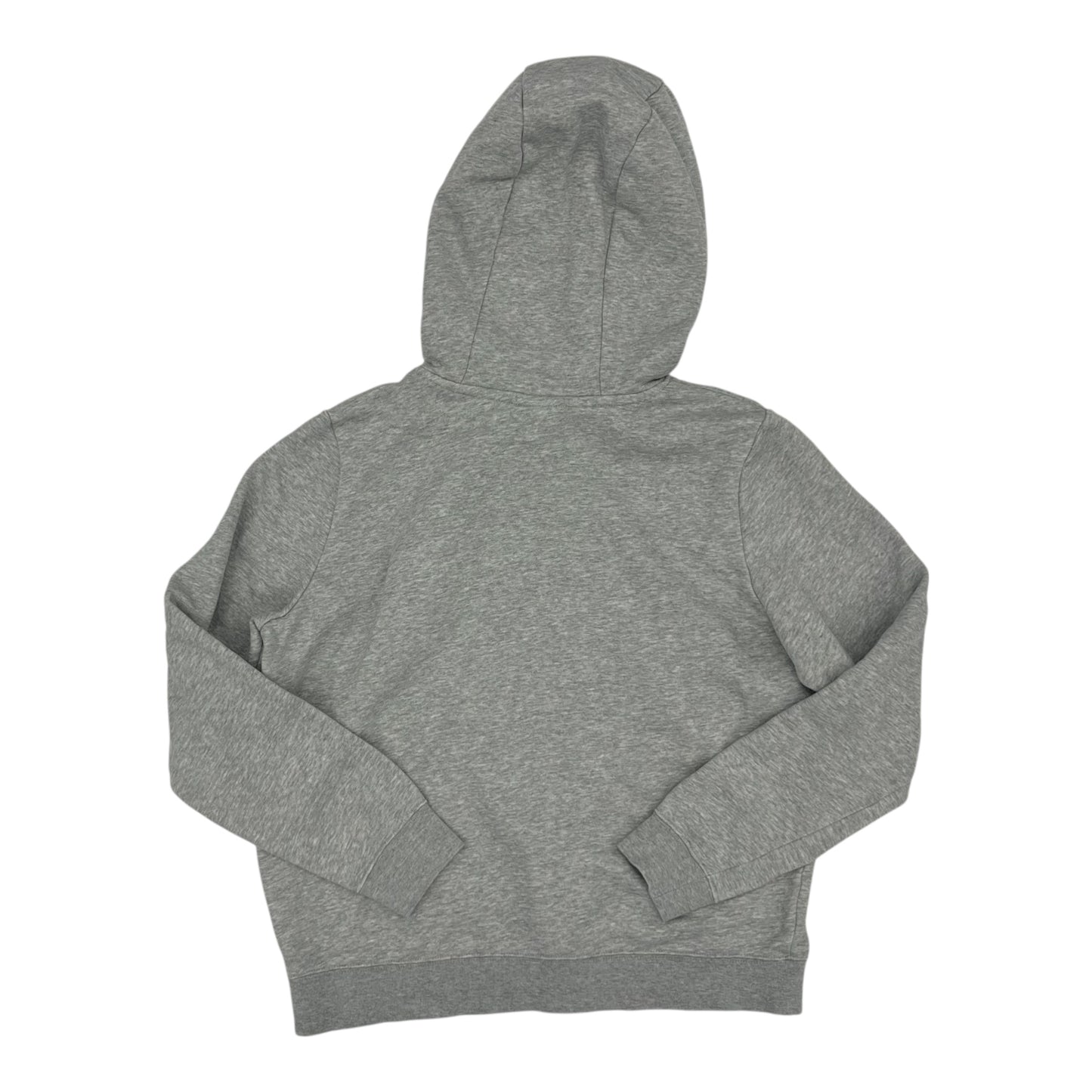 Athletic Sweatshirt Hoodie By Nike In Grey, Size:M