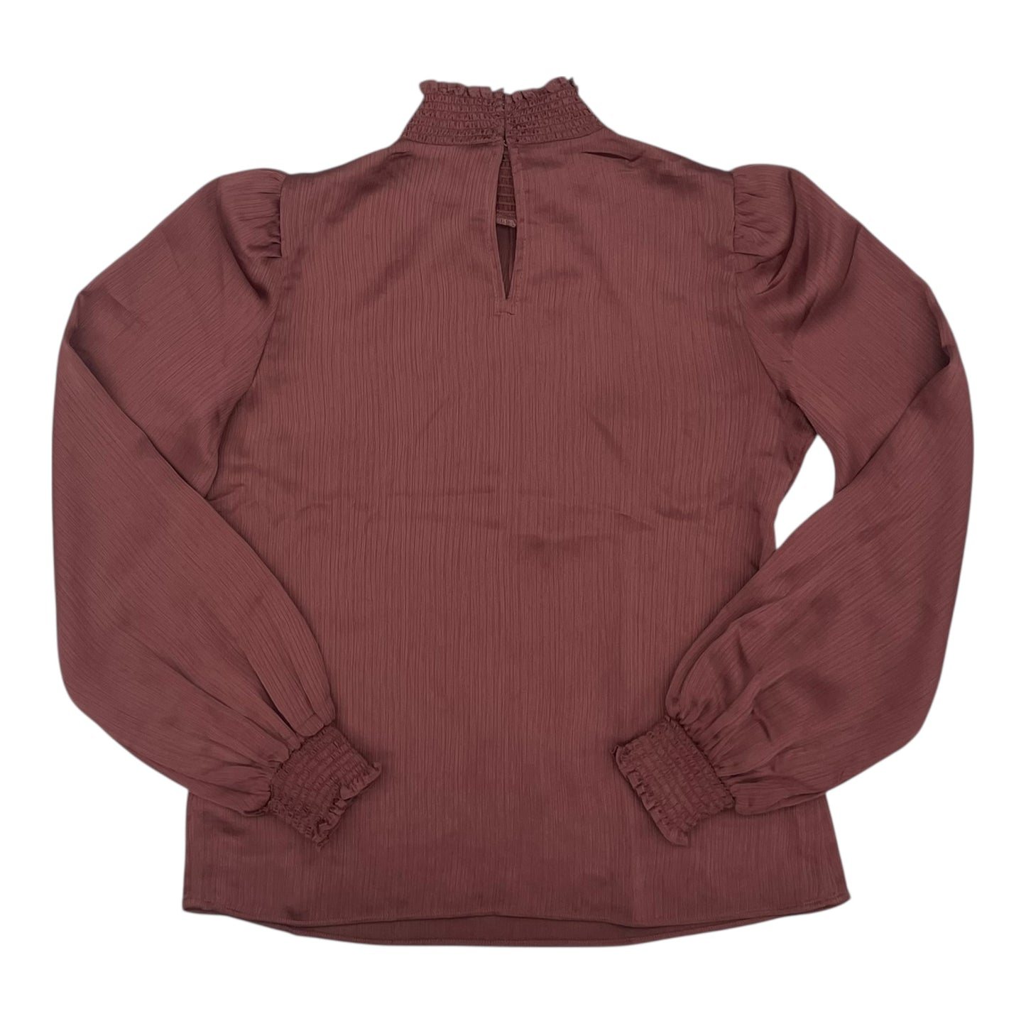 Blouse Ls By Express In Mauve, Size:S