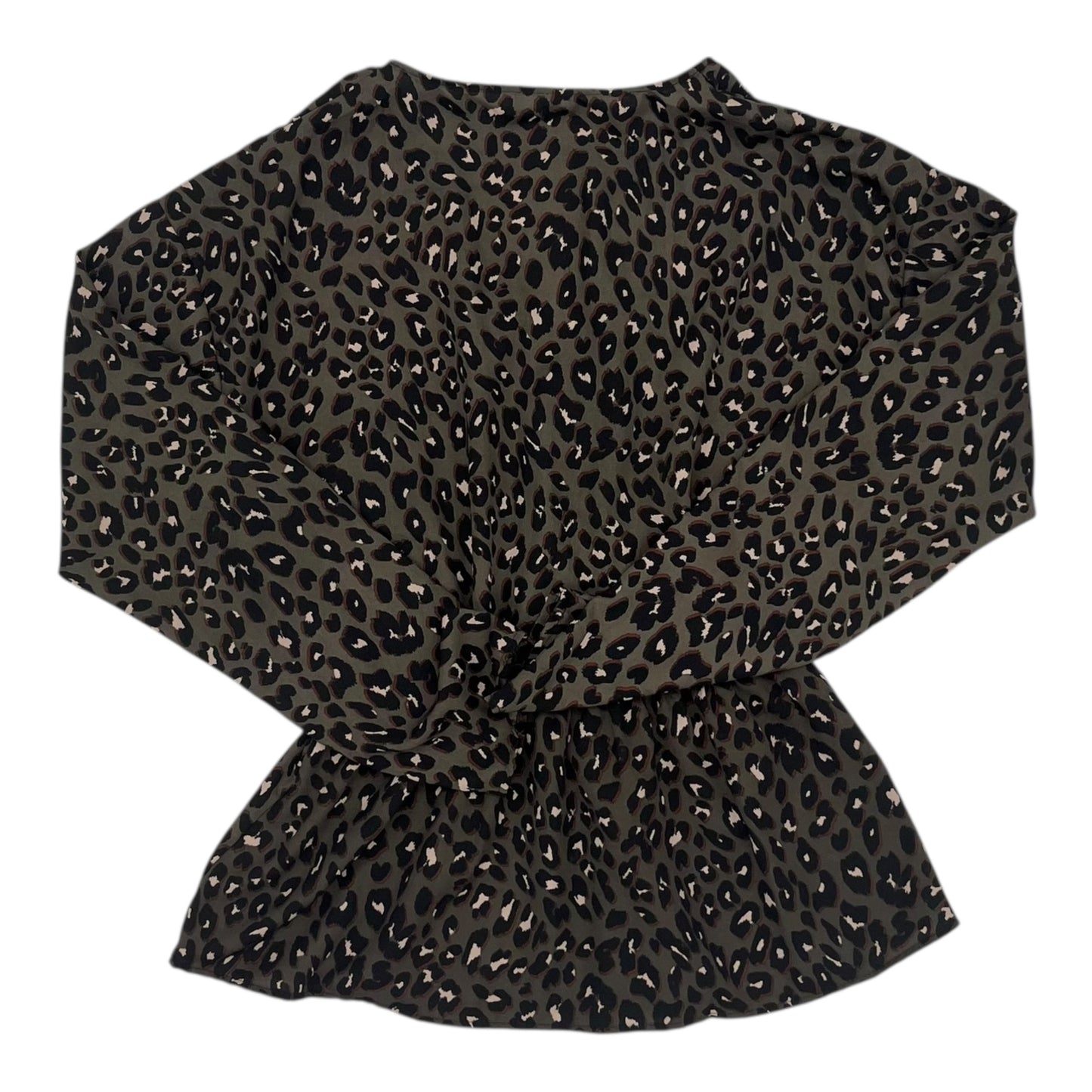 Blouse Ls By Mts In Animal Print, Size:M