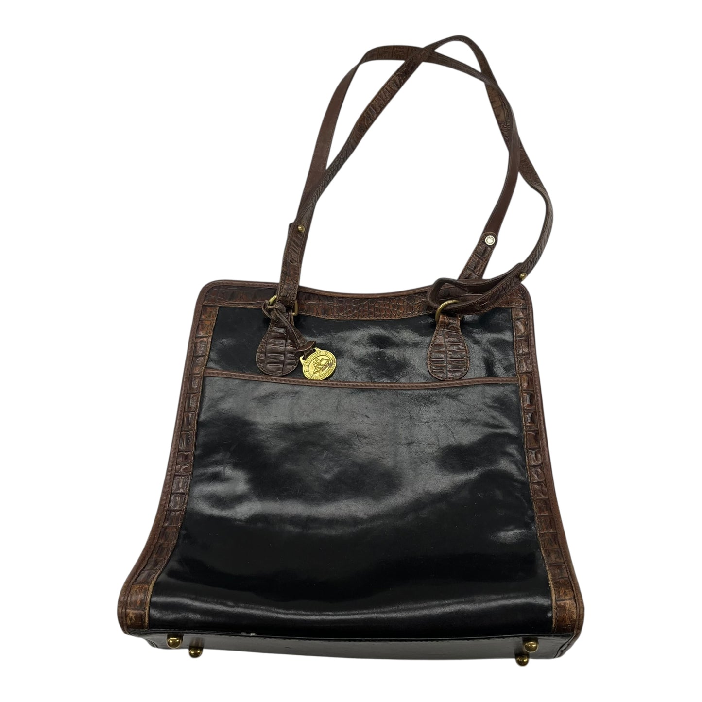 Handbag Designer By Brahmin In Brown, Size:Medium