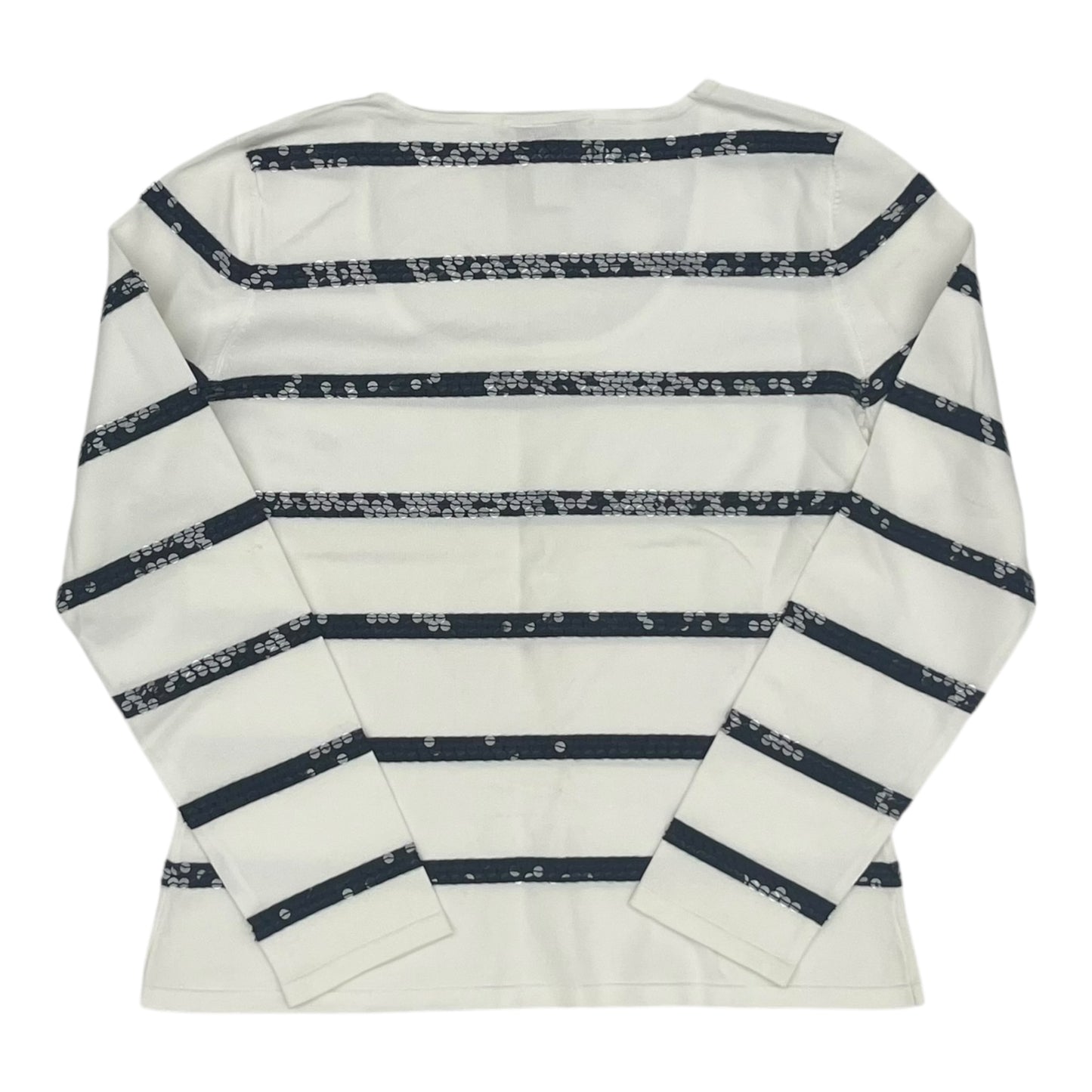 Blouse Ls By Talbots In White, Size:M