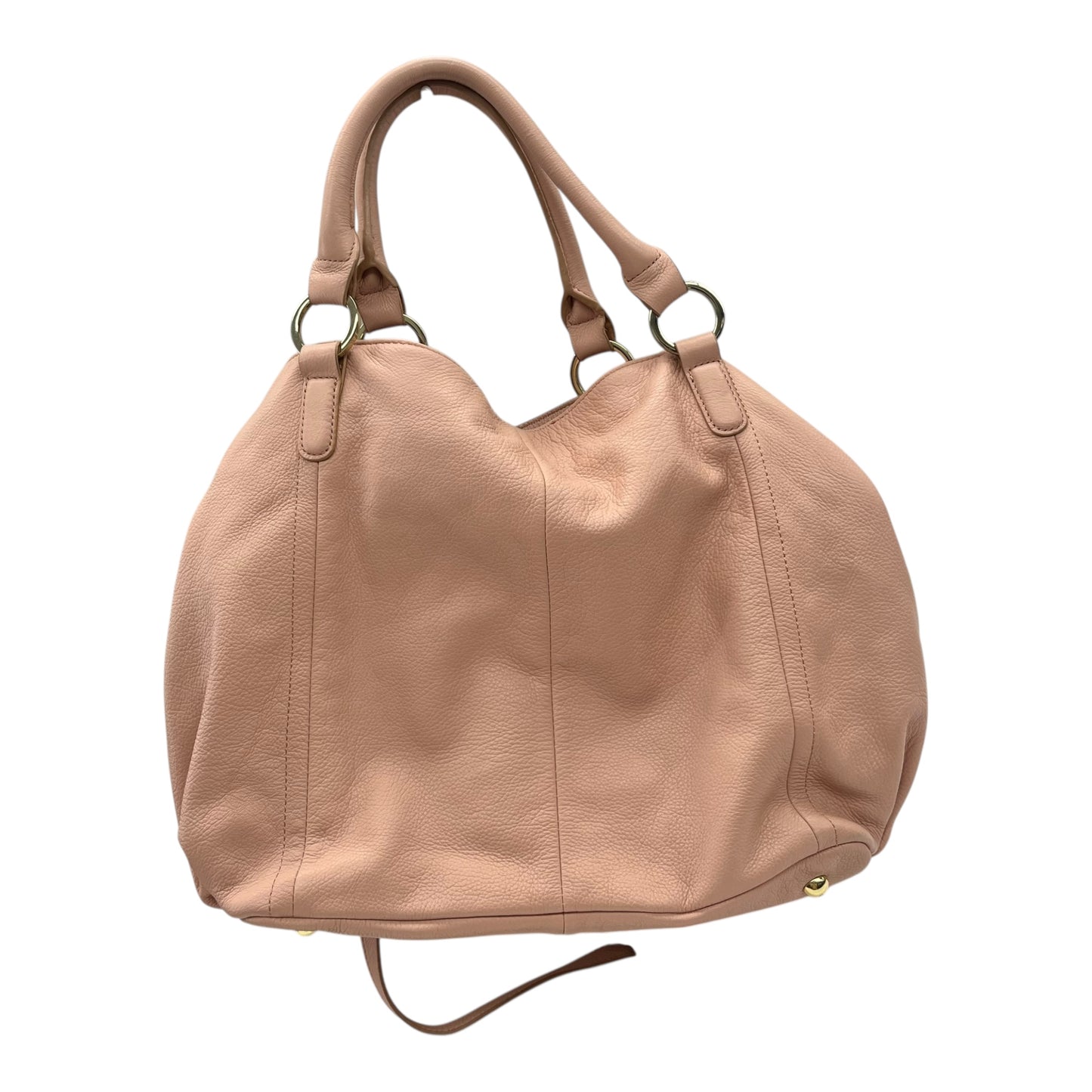 Handbag Leather By Clothes Mentor In Pink, Size:Large