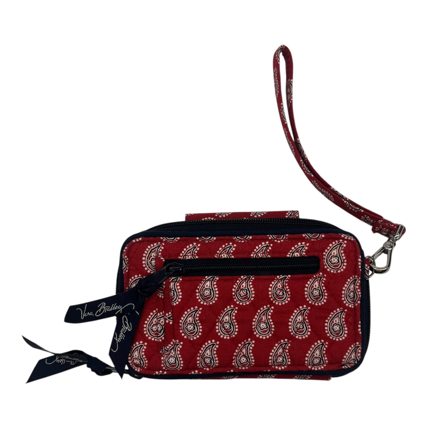 Wristlet By Vera Bradley In Blue & Red, Size:Small