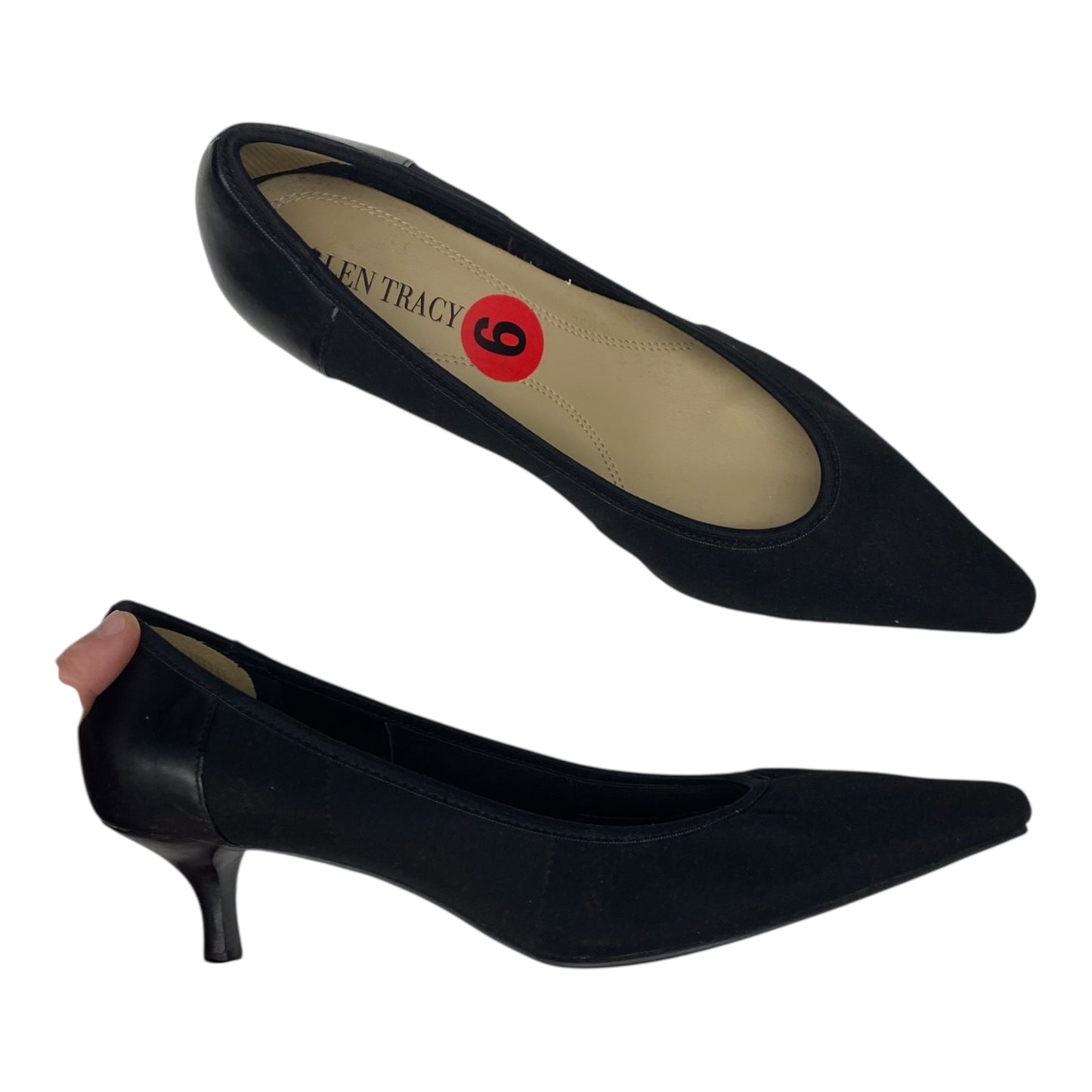 Shoes Heels Kitten By Ellen Tracy In Black, Size:9