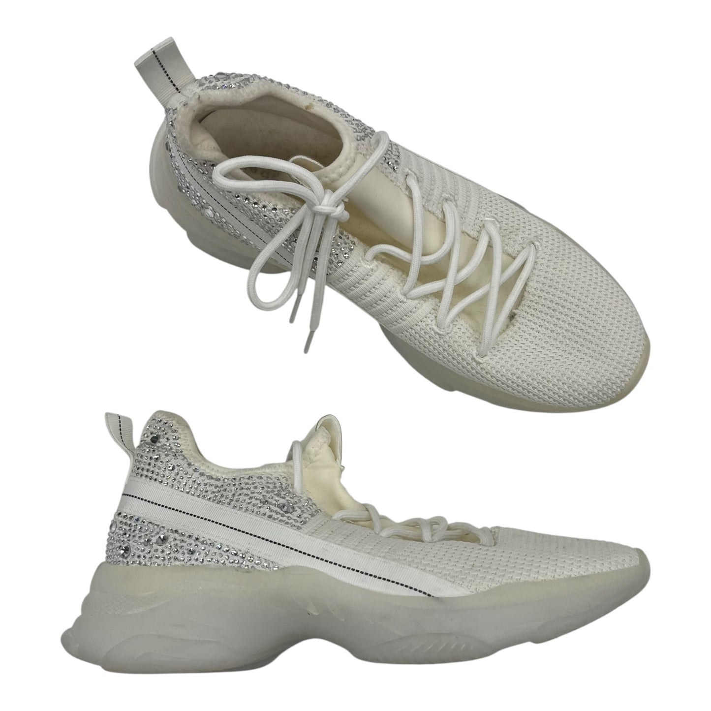 Shoes Sneakers By Madden Girl In Cream, Size:9.5