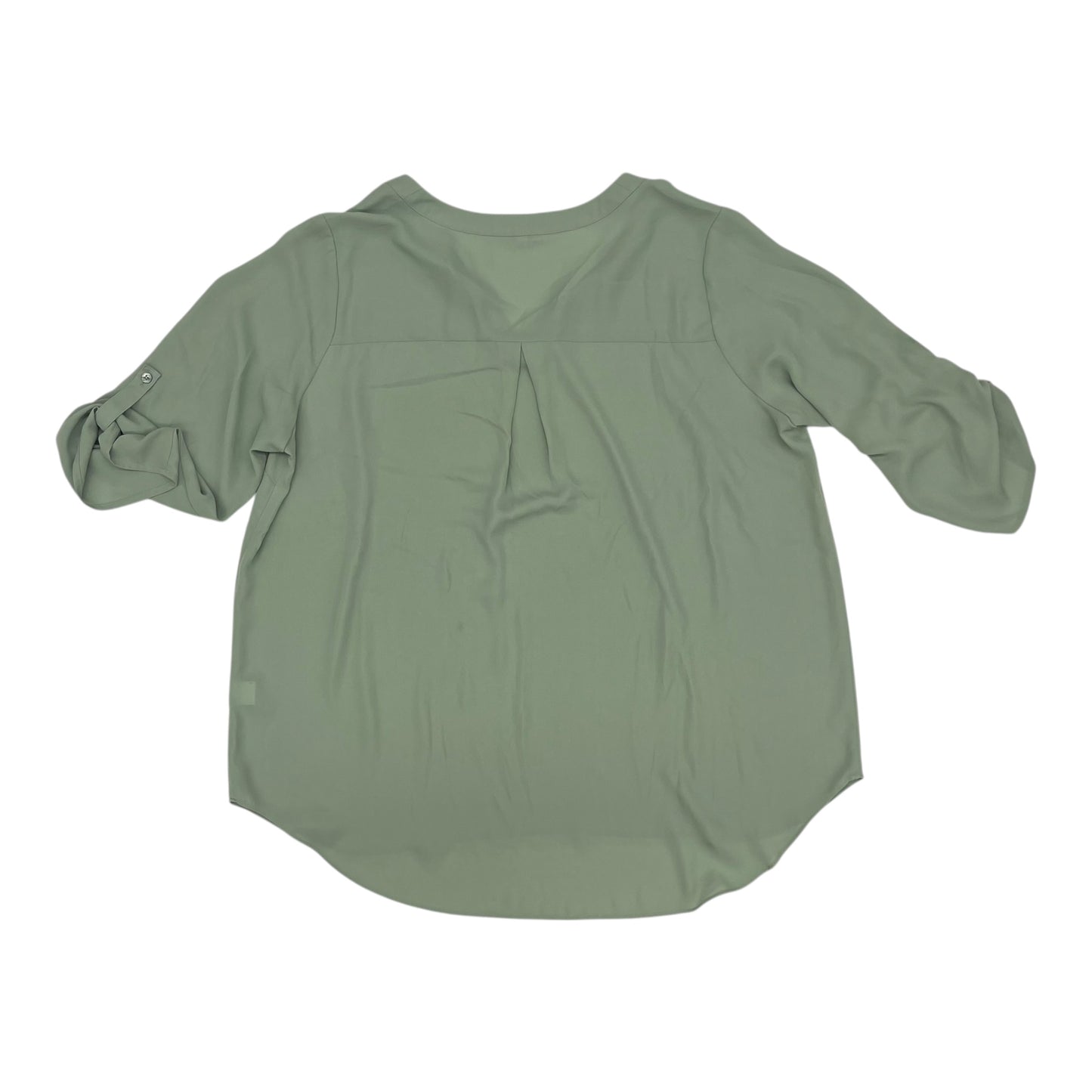 Blouse 3/4 Sleeve By Chaus In Green, Size:1X