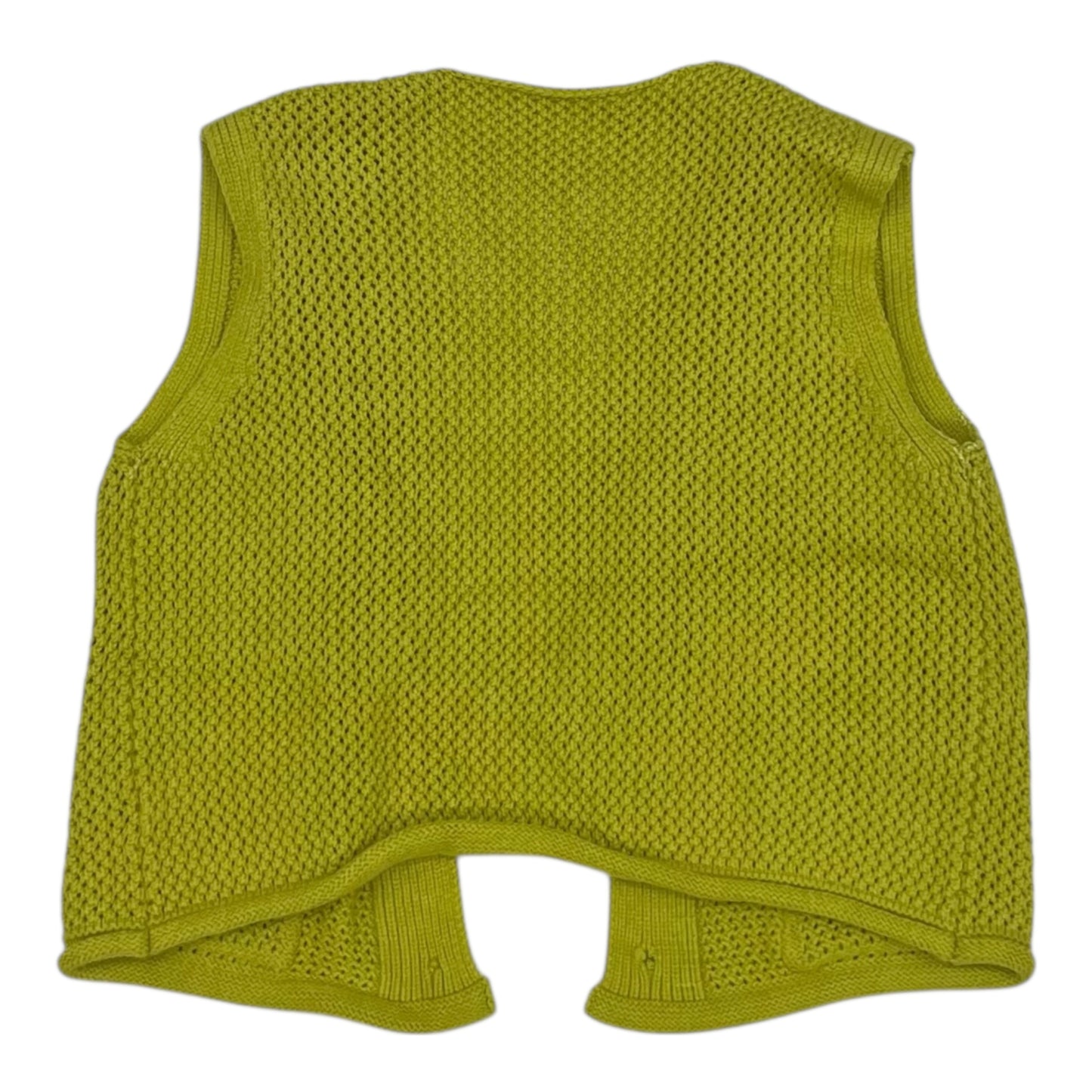Vest Sweater By Clothes Mentor In Green, Size:M