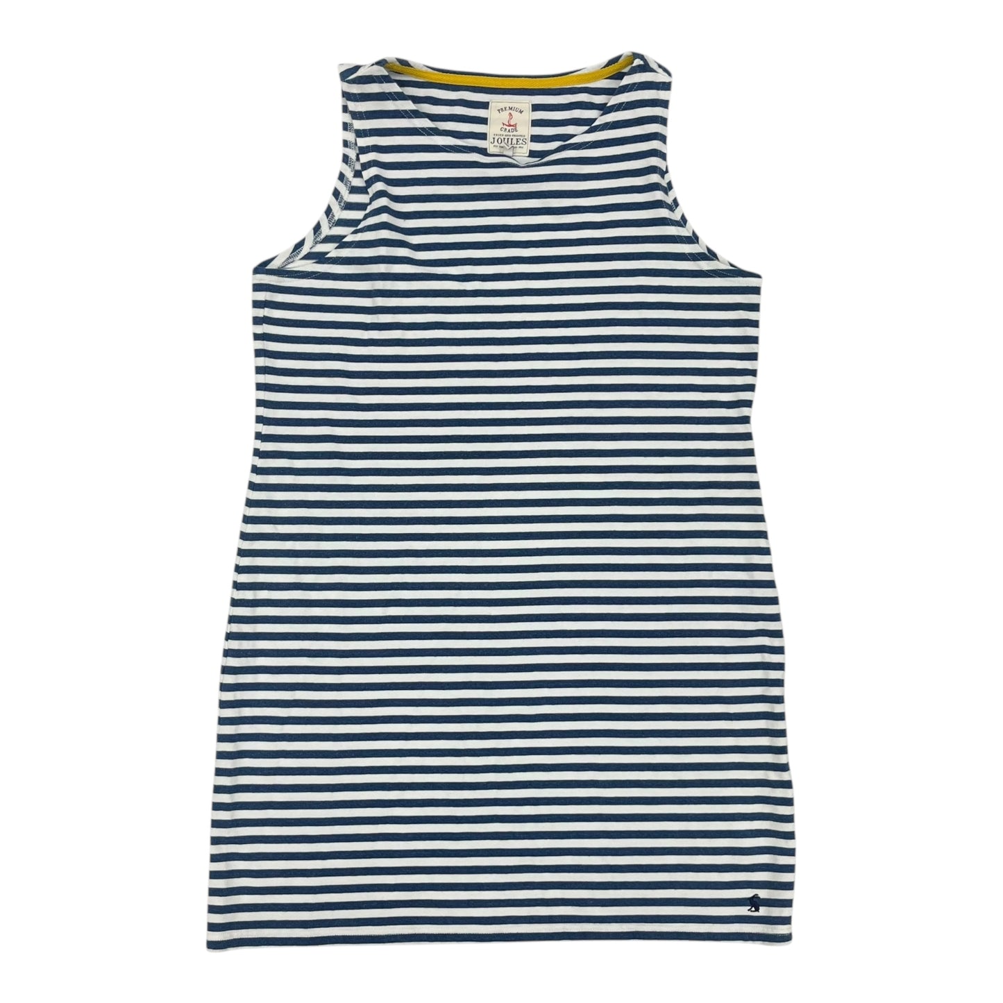 Dress Casual Midi By Joules In Blue & White, Size:12