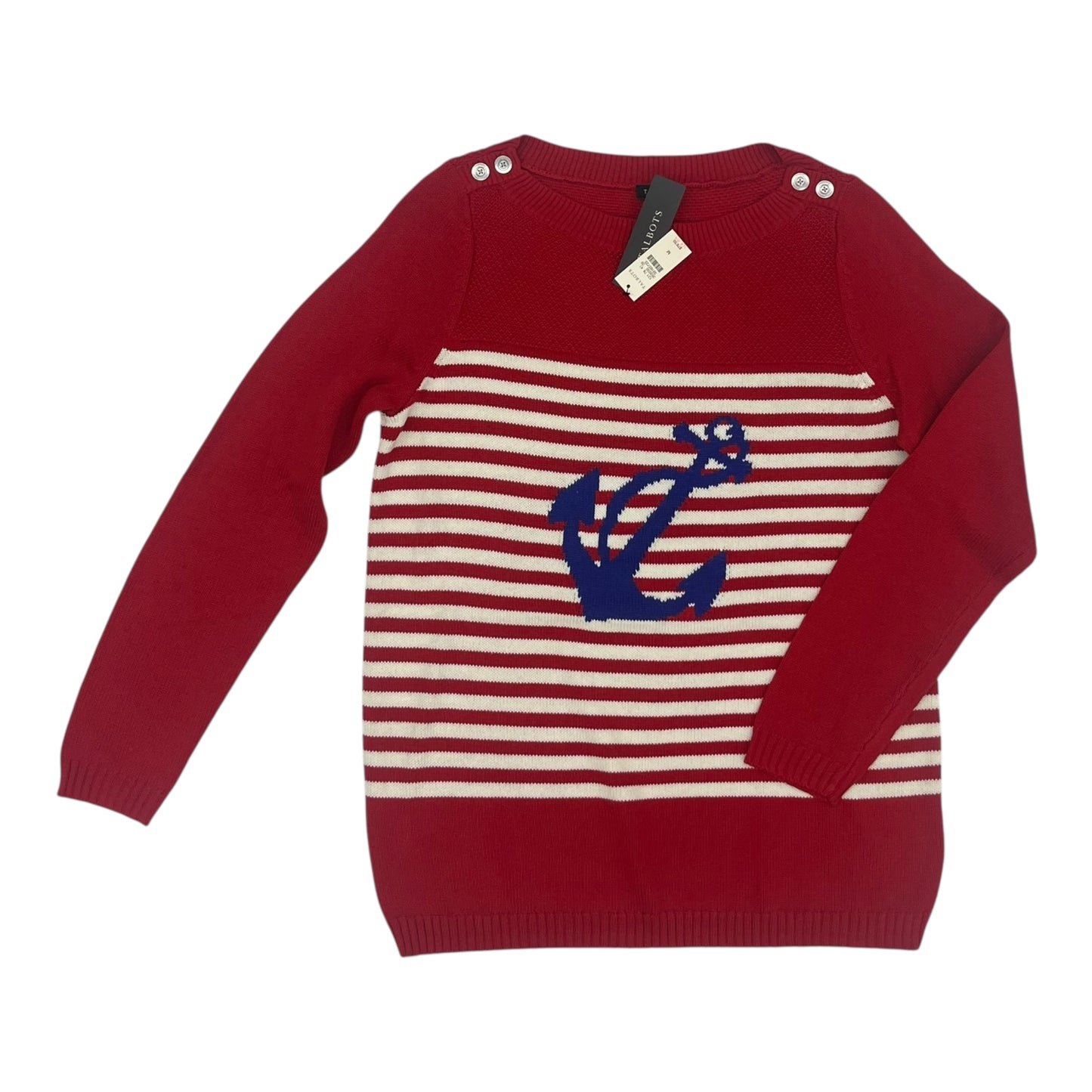 Sweater By Talbots In Red, Size:M