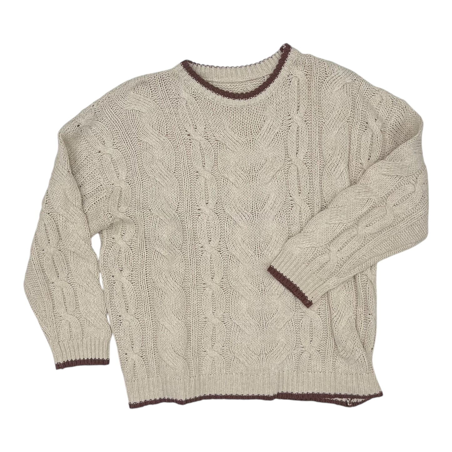 Sweater By Cme In Beige, Size:2X
