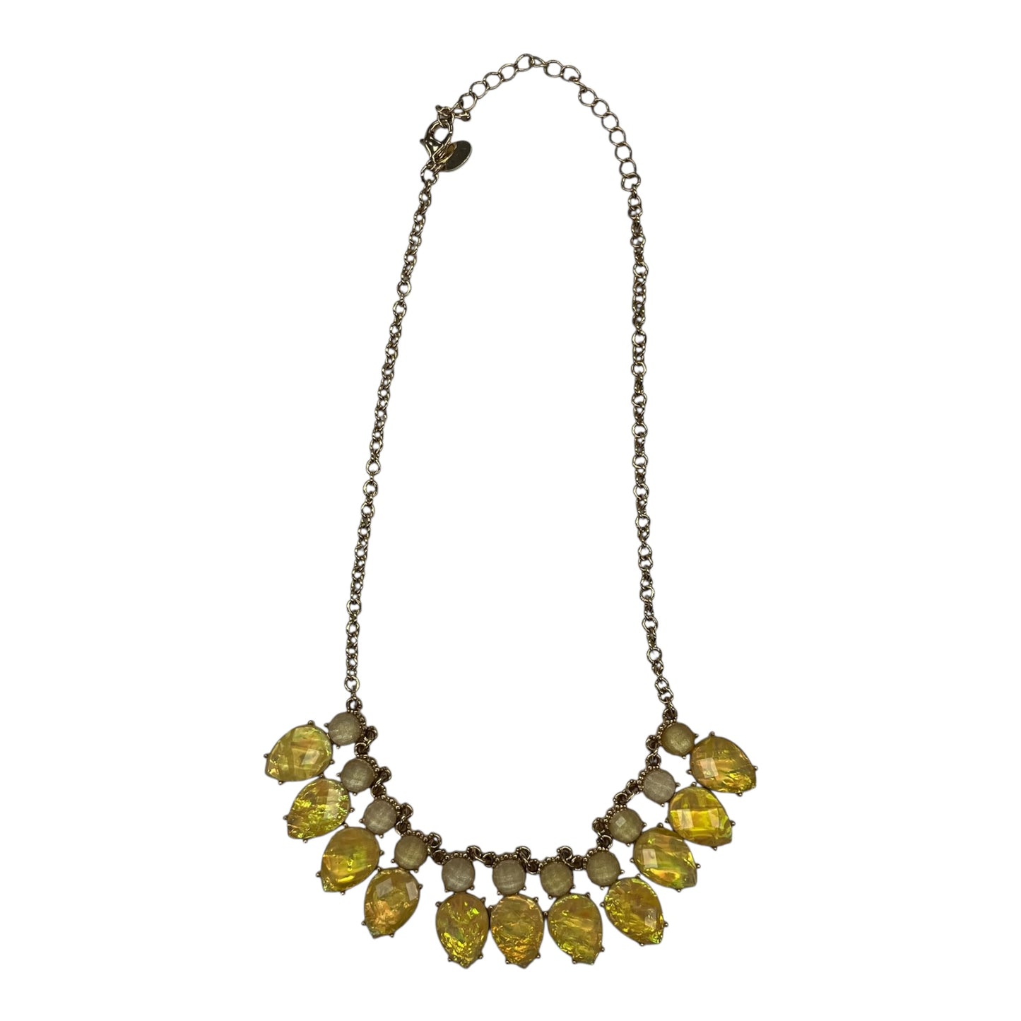 NECKLACE STATEMENT by CHARMING CHARLIE In YELLOW