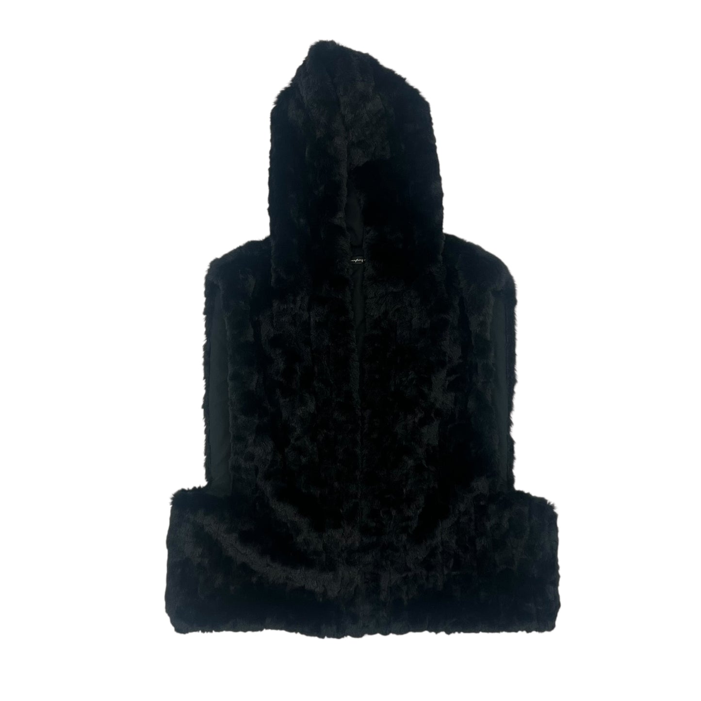 Vest Faux Fur & Sherpa By Do Everything In Love In Black, Size:M