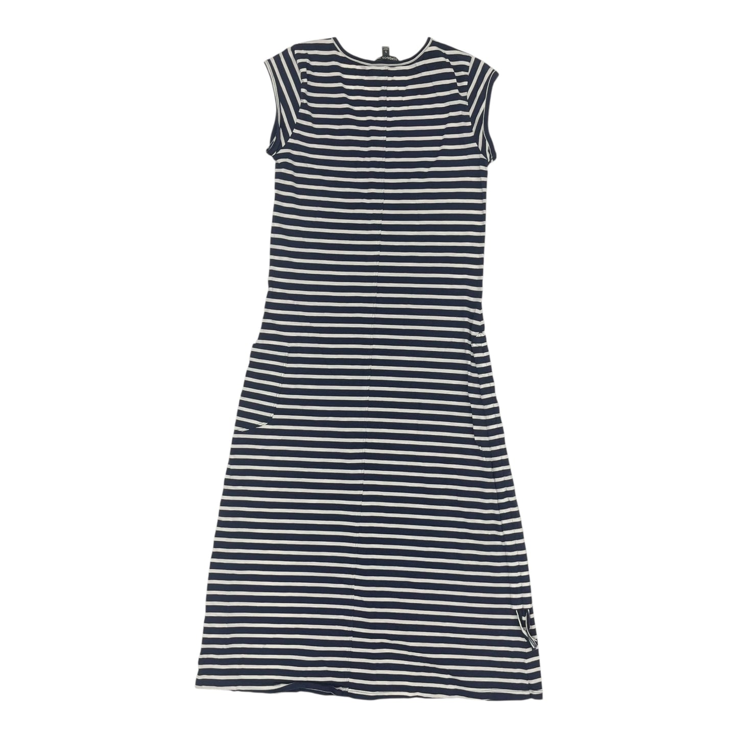 Dress Casual Maxi By Toad & Co In Blue & White, Size:S
