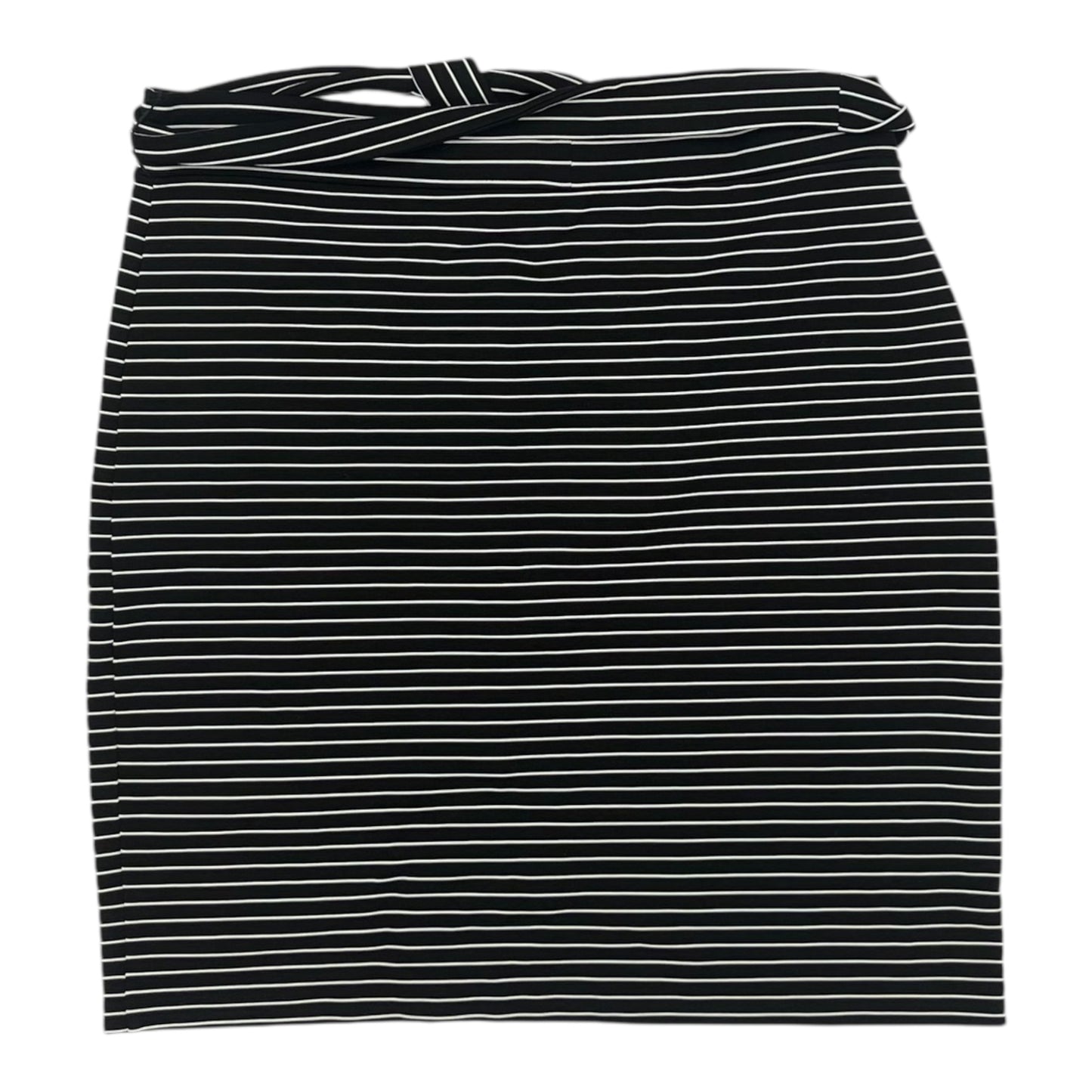Skirt Mini & Short By Loft In Black & White, Size:L