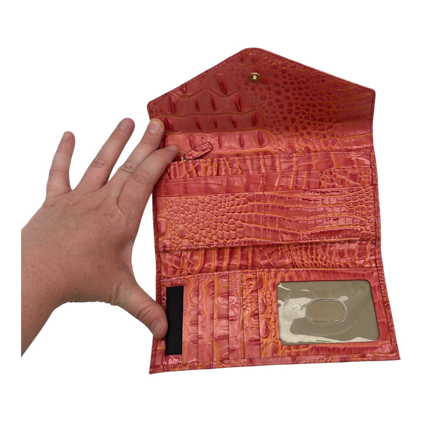 Wallet Designer By Brahmin In Pink, Size:Medium