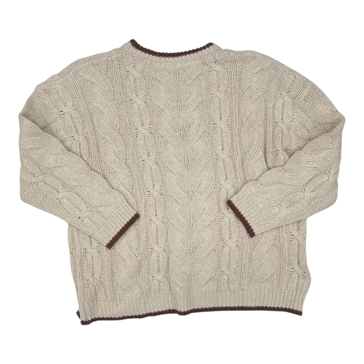 Sweater By Cme In Beige, Size:2X