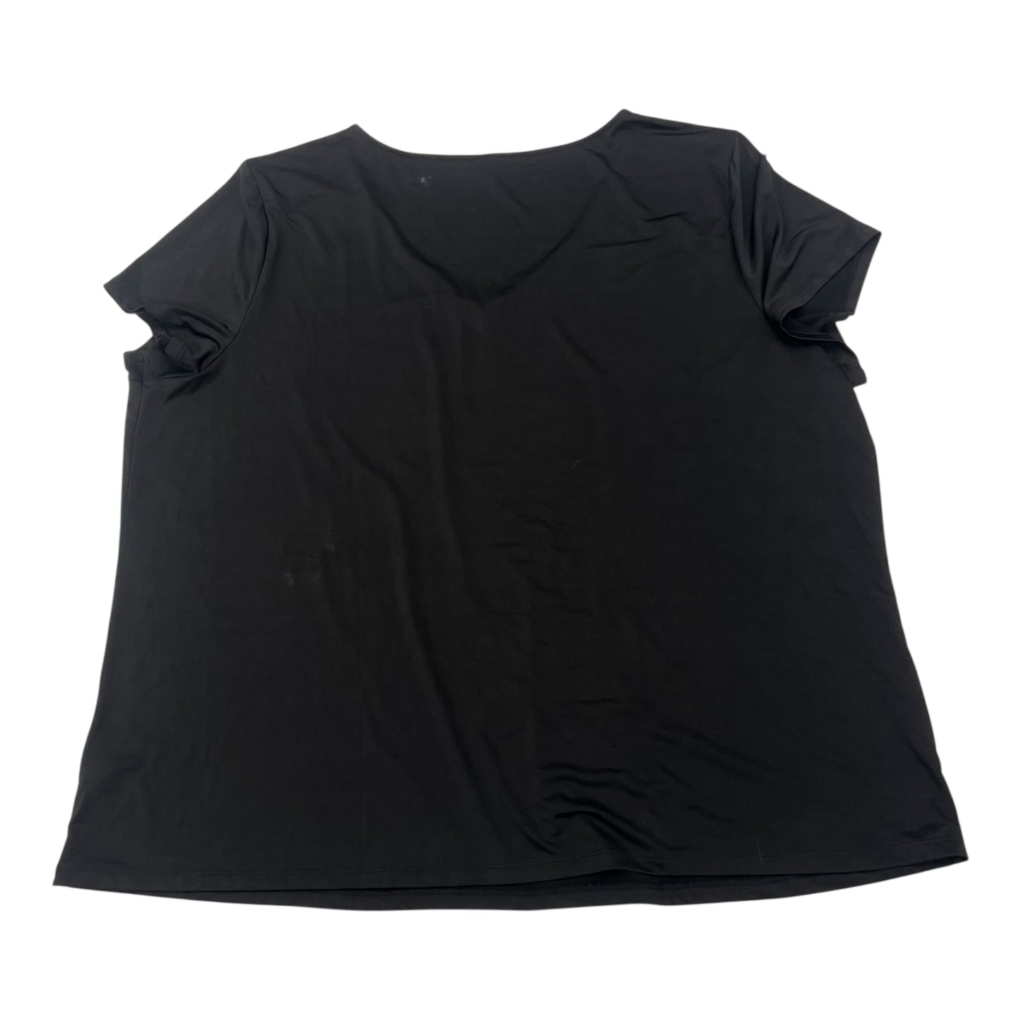 Blouse Ss By Maurices In Black, Size:4X