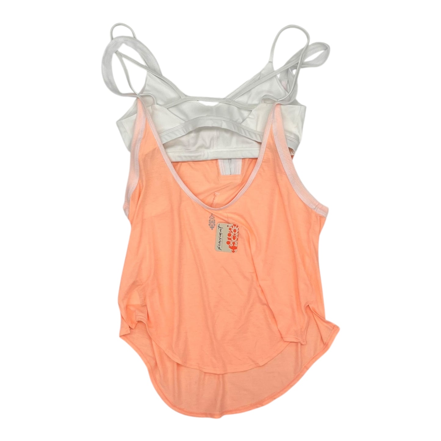 Athletic Tank Top By Free People In Orange, Size:M