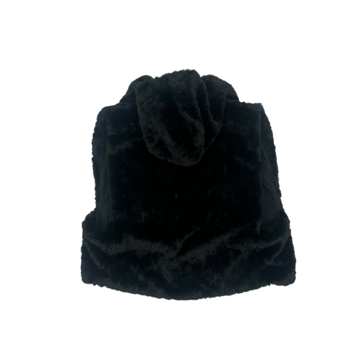 Vest Faux Fur & Sherpa By Do Everything In Love In Black, Size:M