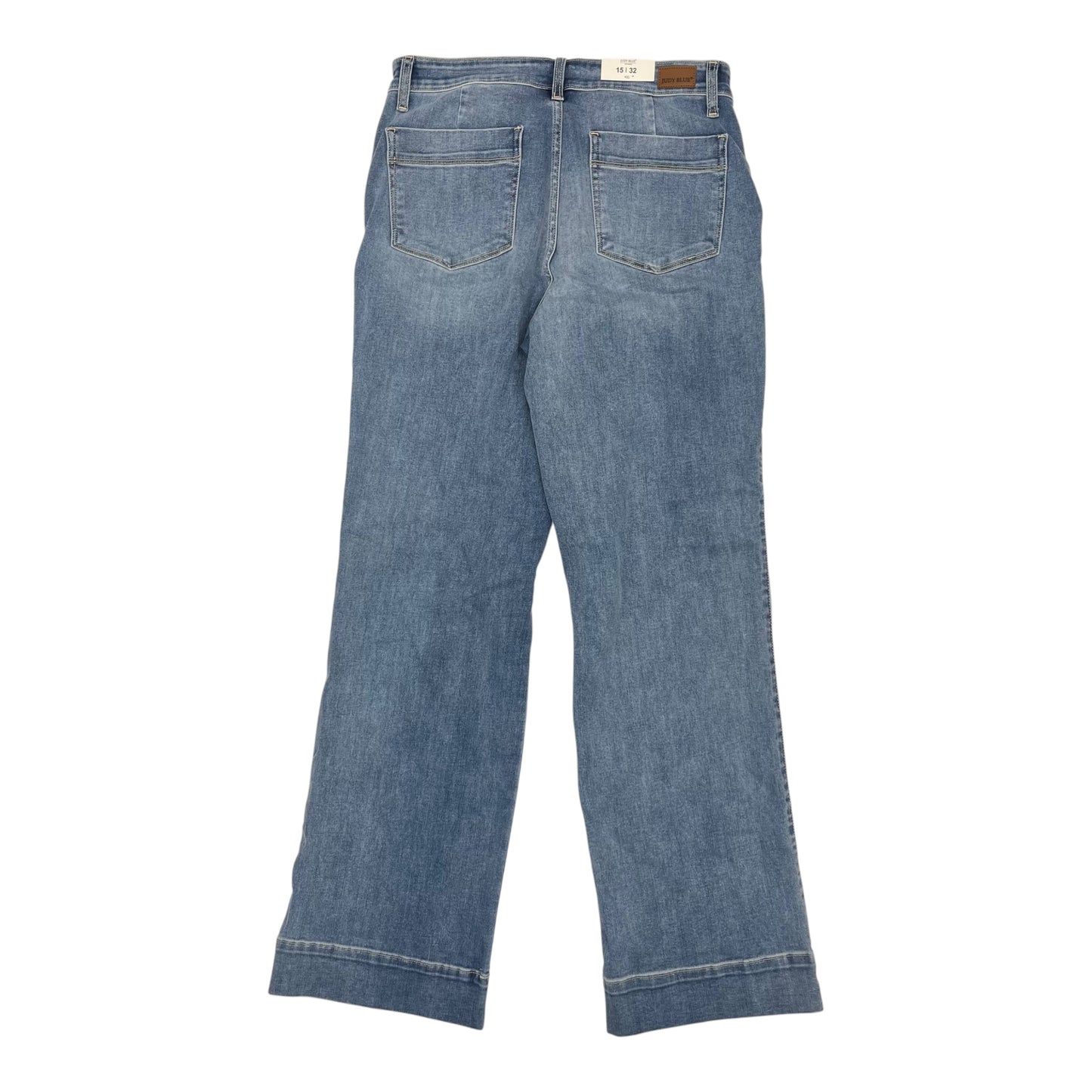 Jeans Straight By Judy Blue In Blue Denim, Size:14