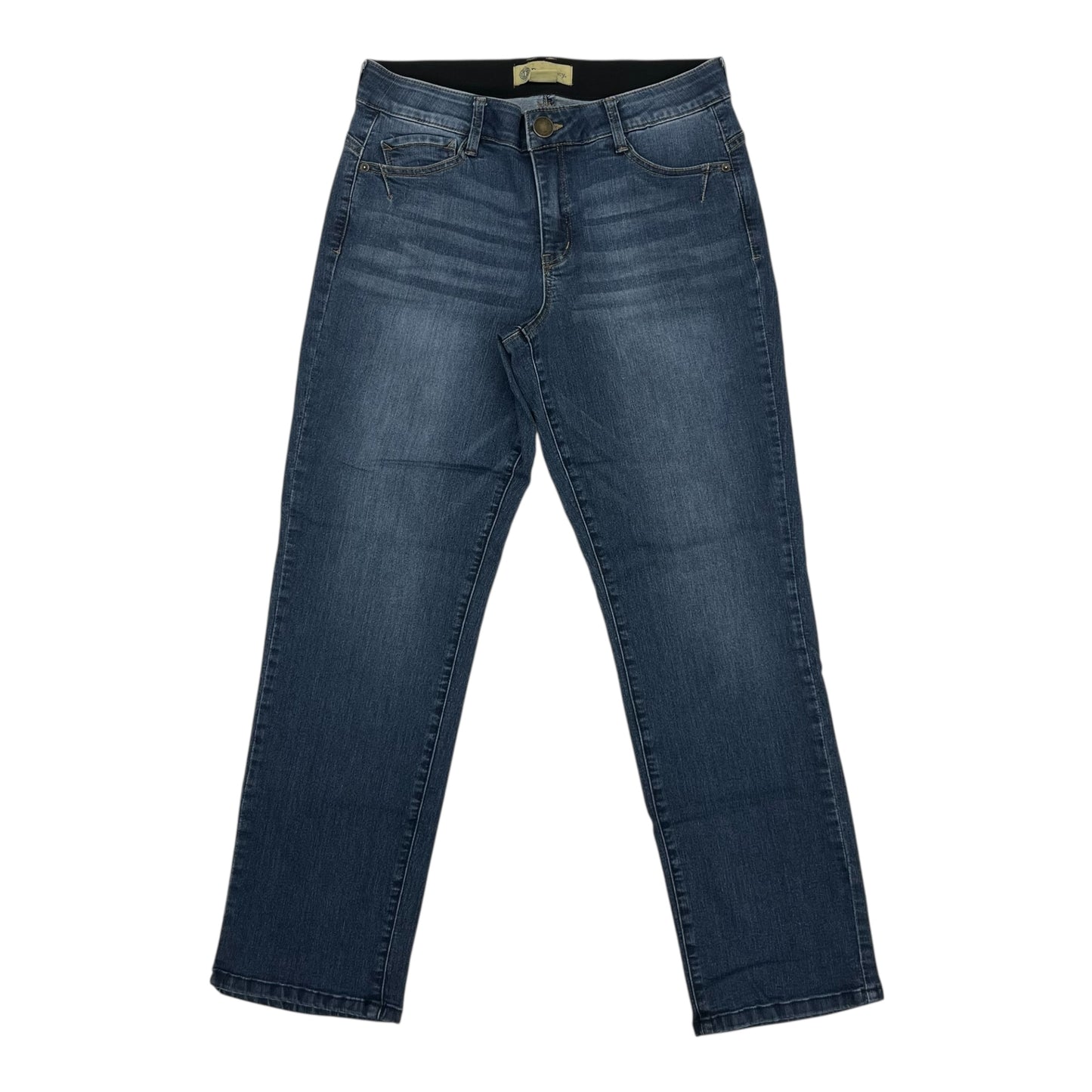 Jeans Straight By Democracy In Blue Denim, Size:10