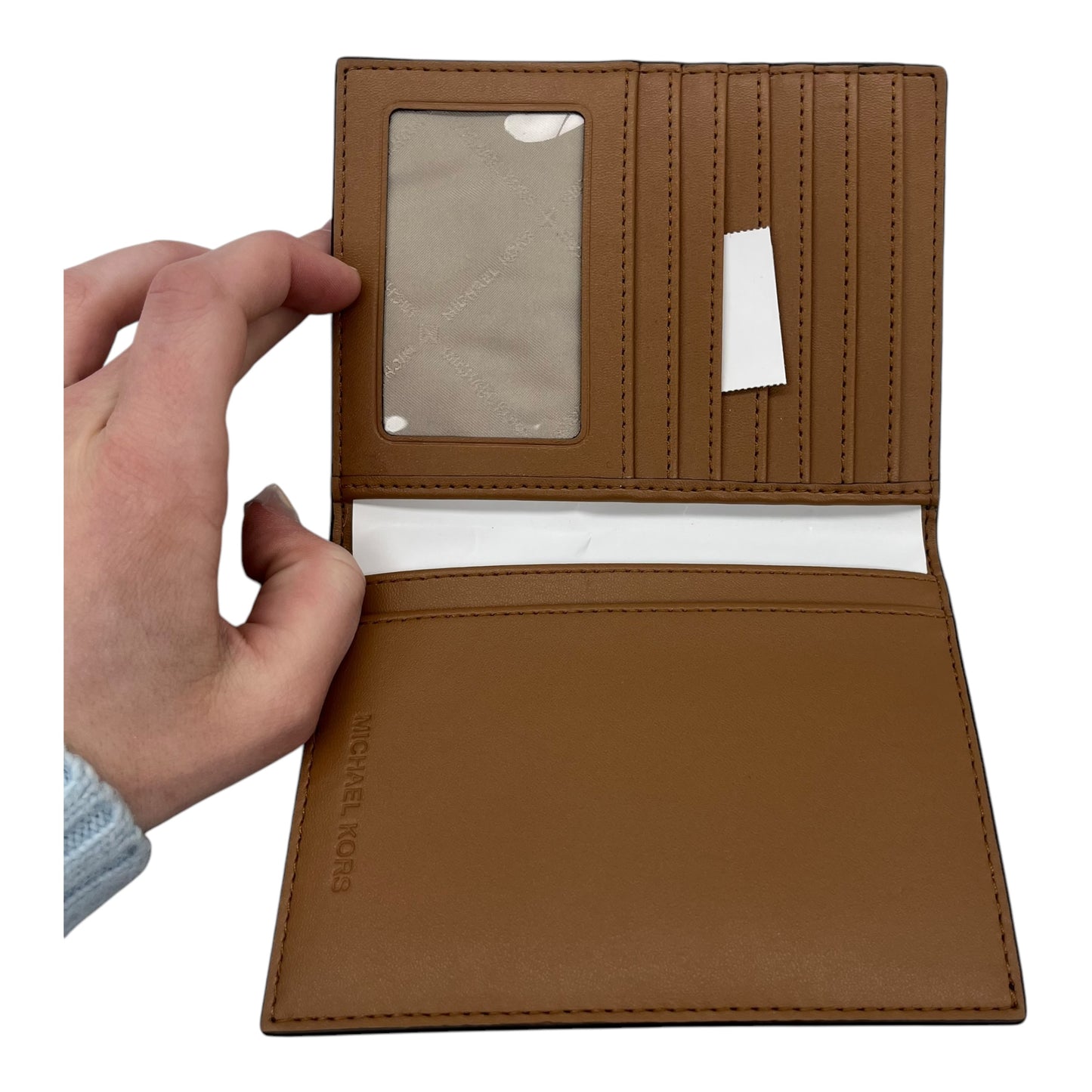 Wallet Designer By Michael Kors In Brown, Size:Small