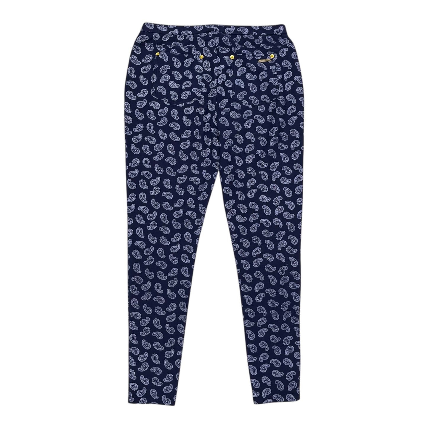 Pants Designer By Michael Kors In Blue, Size:M