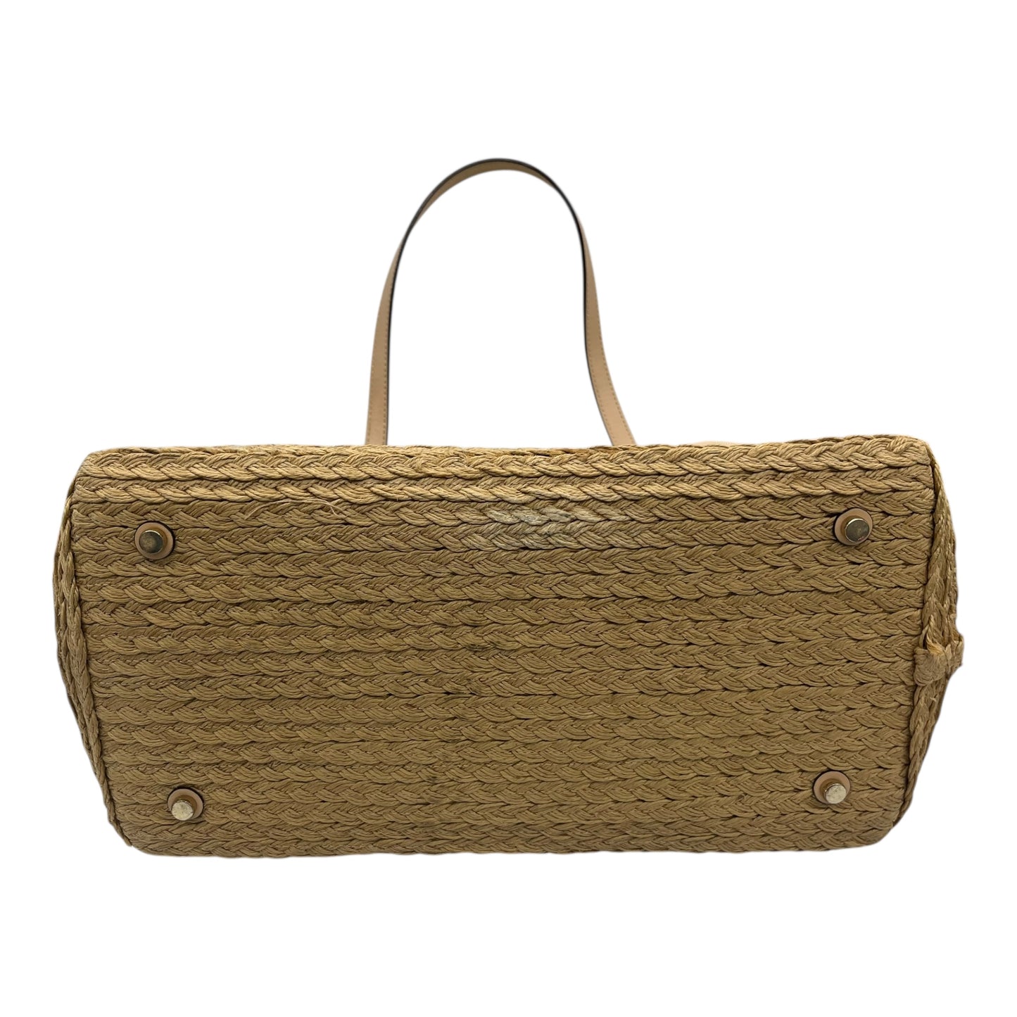 Handbag Designer By Kate Spade In Tan & Yellow, Size:Large