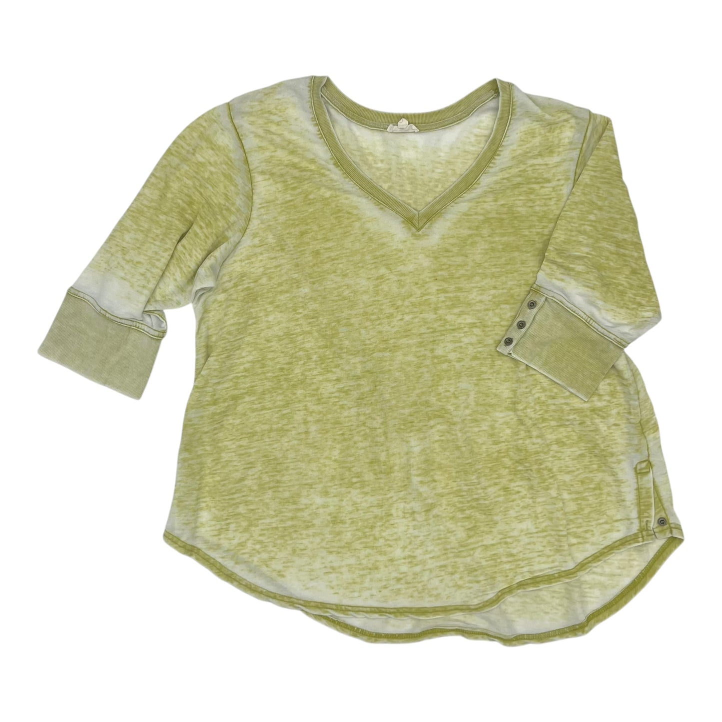 Top 3/4 Sleeve By Jane And Delancey In Green, Size:2X