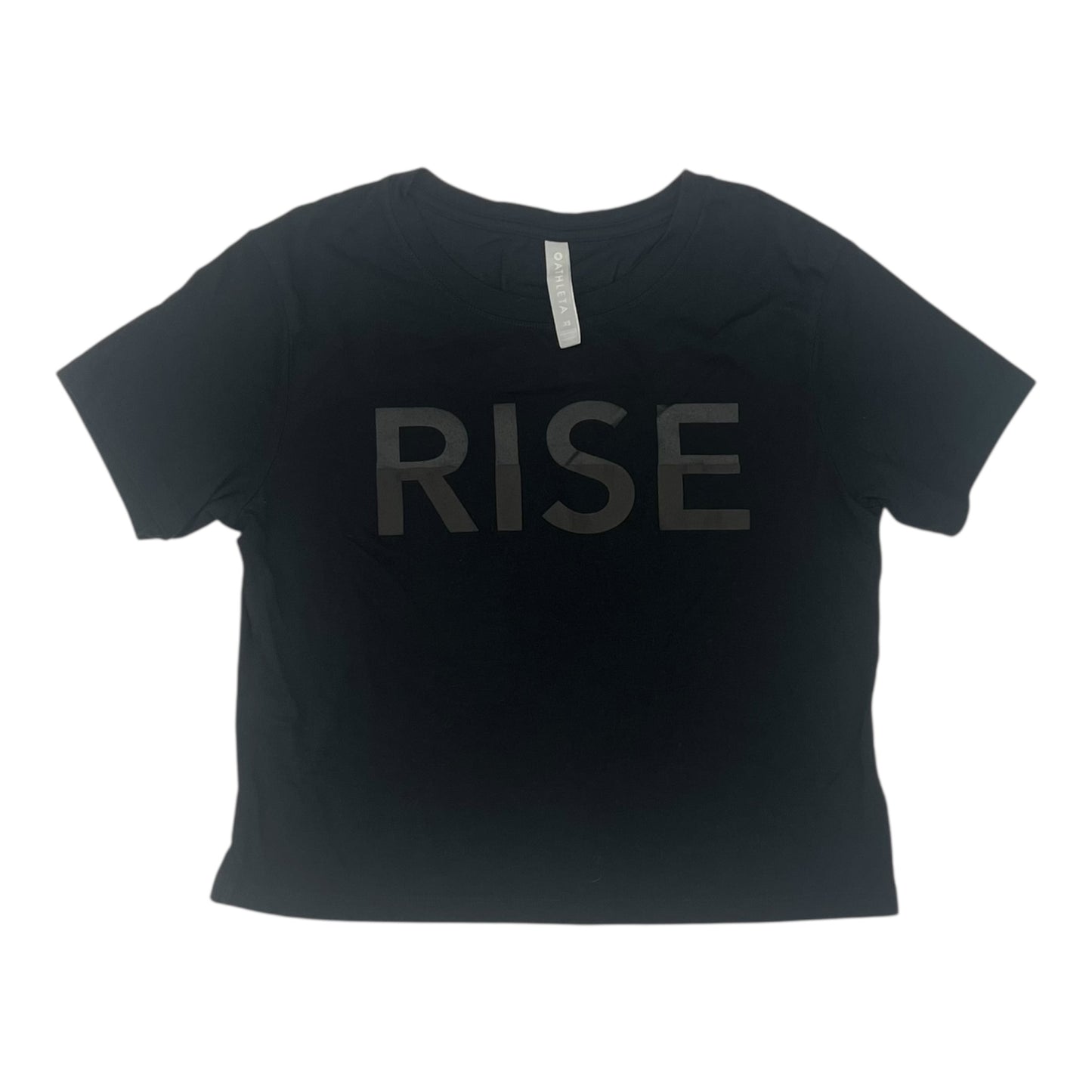 Athletic Top Ss By Athleta In Black, Size:Xs