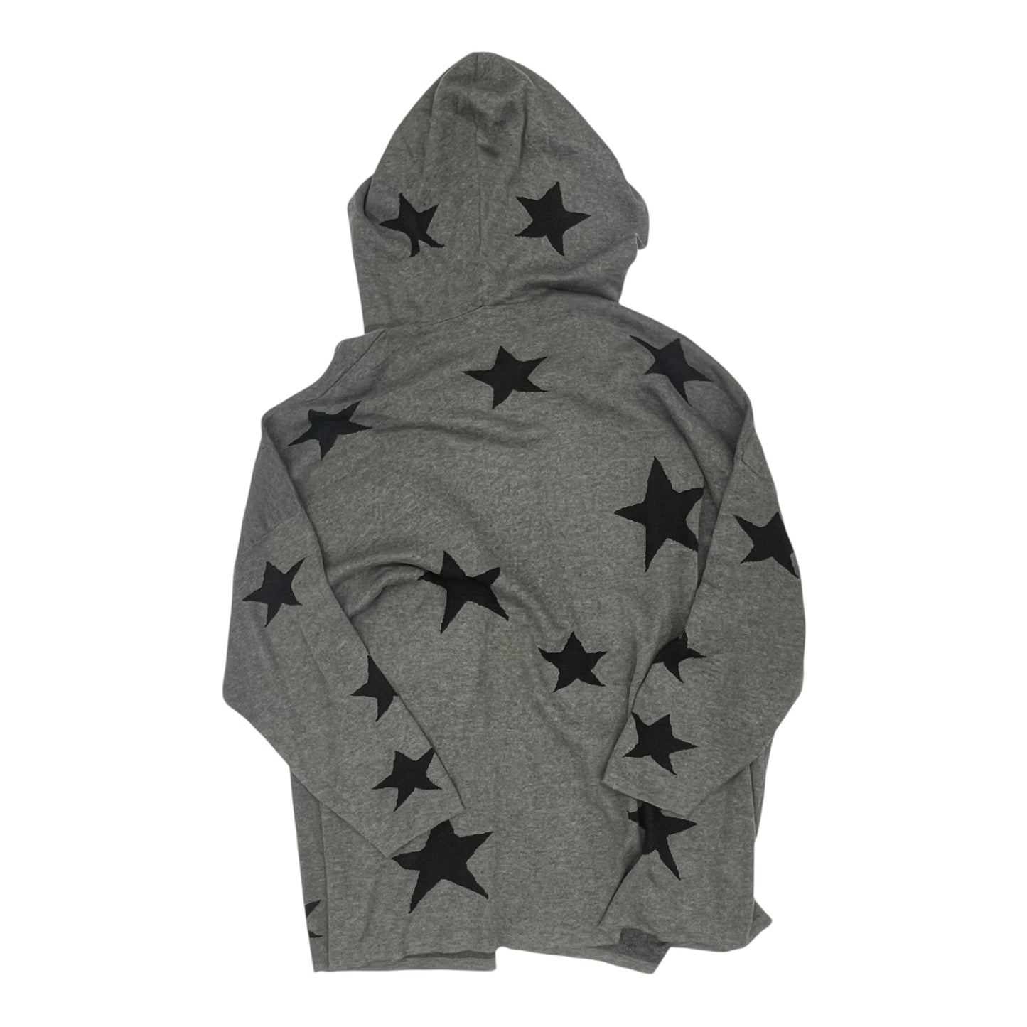 Sweater Cardigan By Grace In Black & Grey, Size:3X