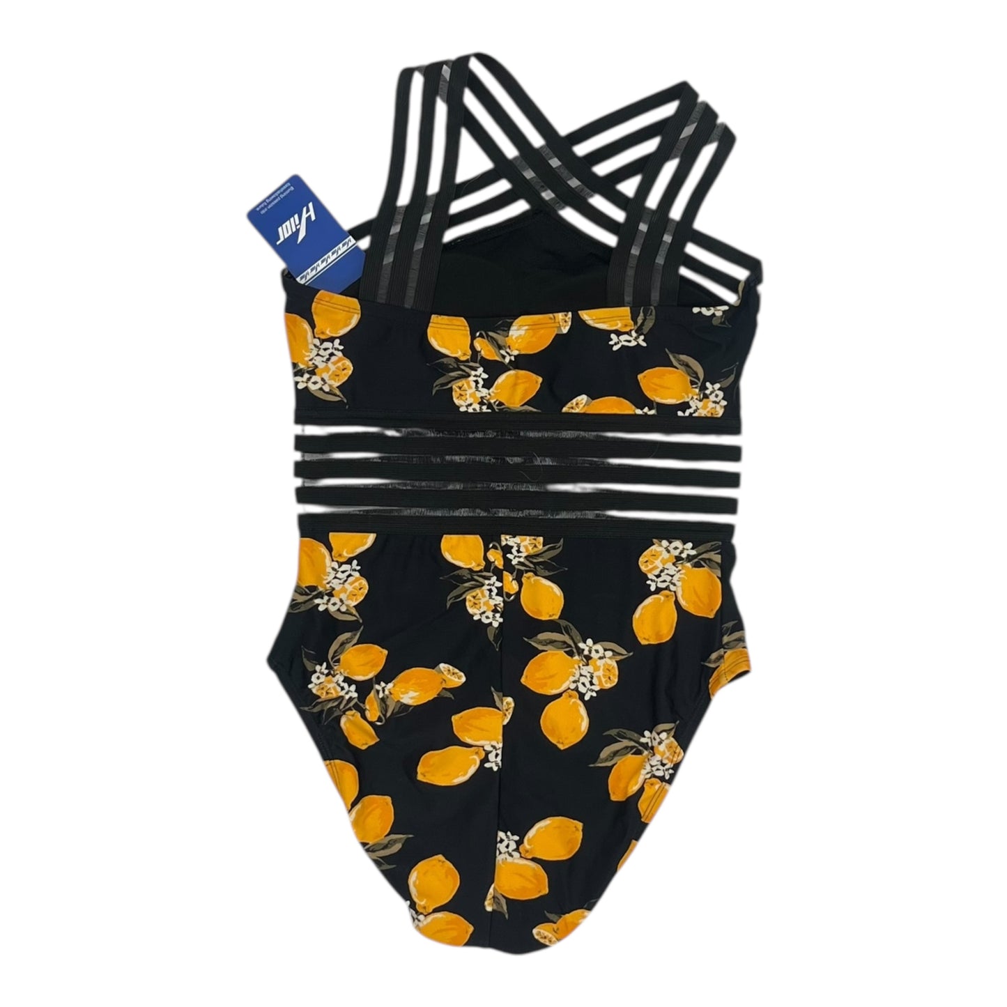 Swimsuit By Clothes Mentor In Black & Orange, Size:S