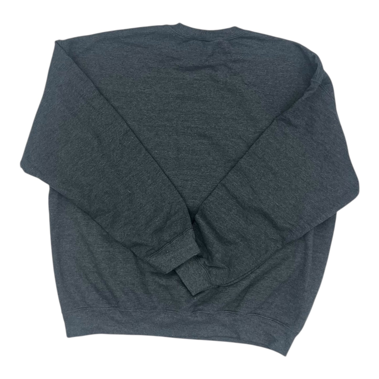 Athletic Sweatshirt Crewneck By Gildan In Grey, Size:Xl