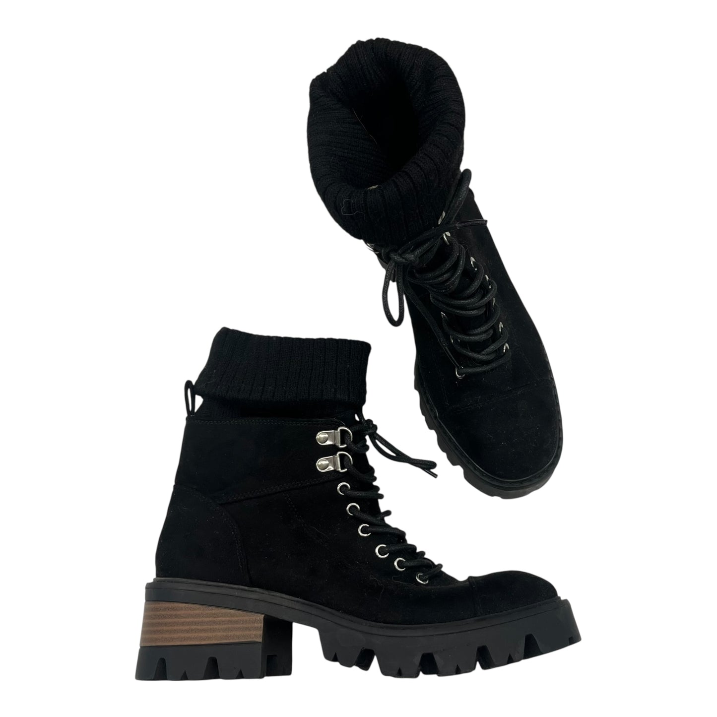 Boots Ankle Heels By Jf In Black, Size:7
