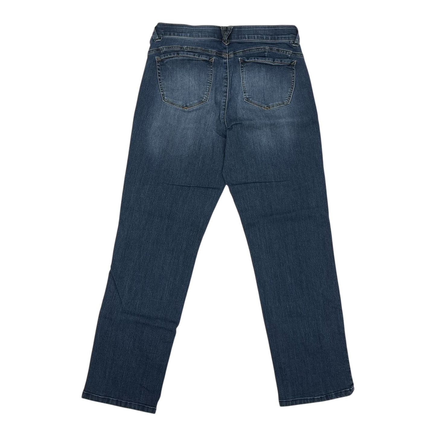 Jeans Straight By Democracy In Blue Denim, Size:10