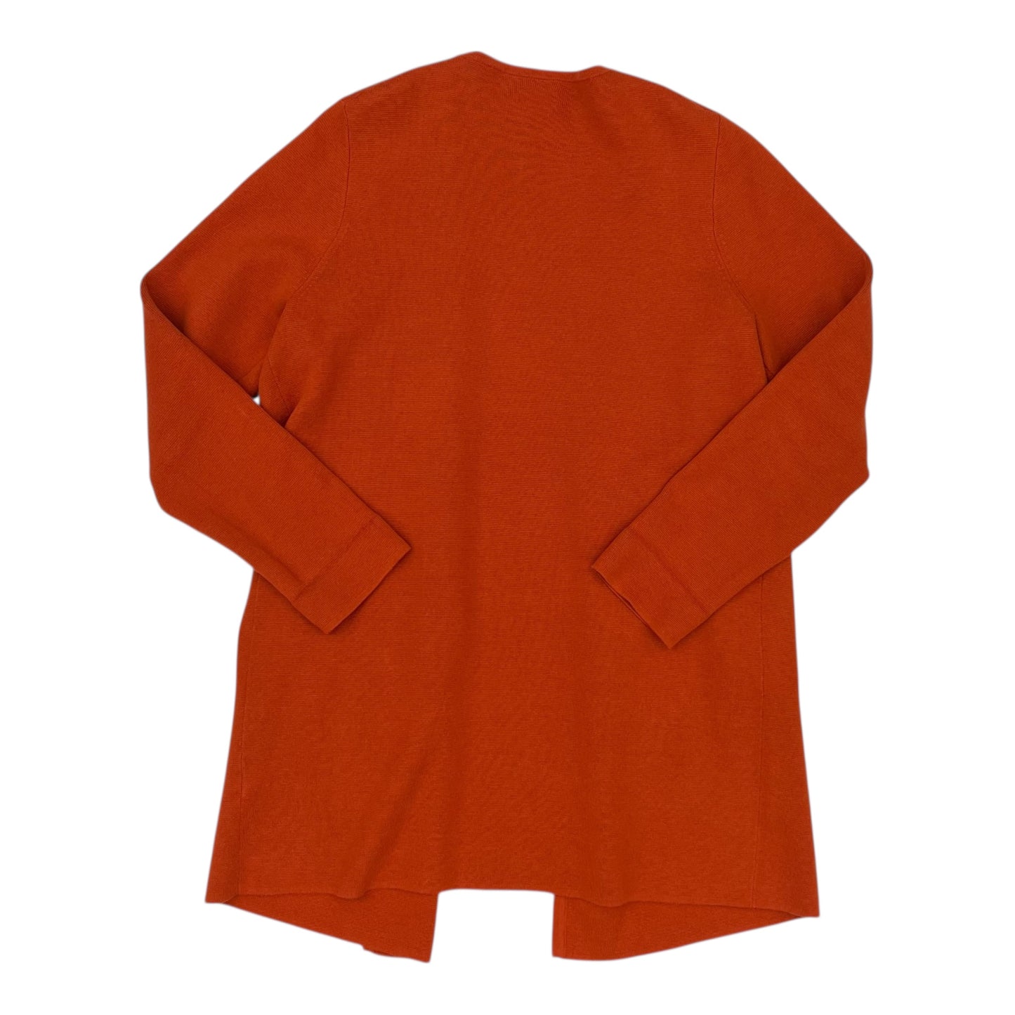 Sweater Cardigan By J. Crew In Orange, Size:M