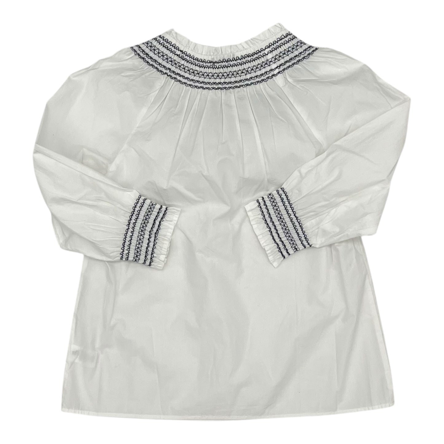 Blouse Ls By Talbots In White, Size:S