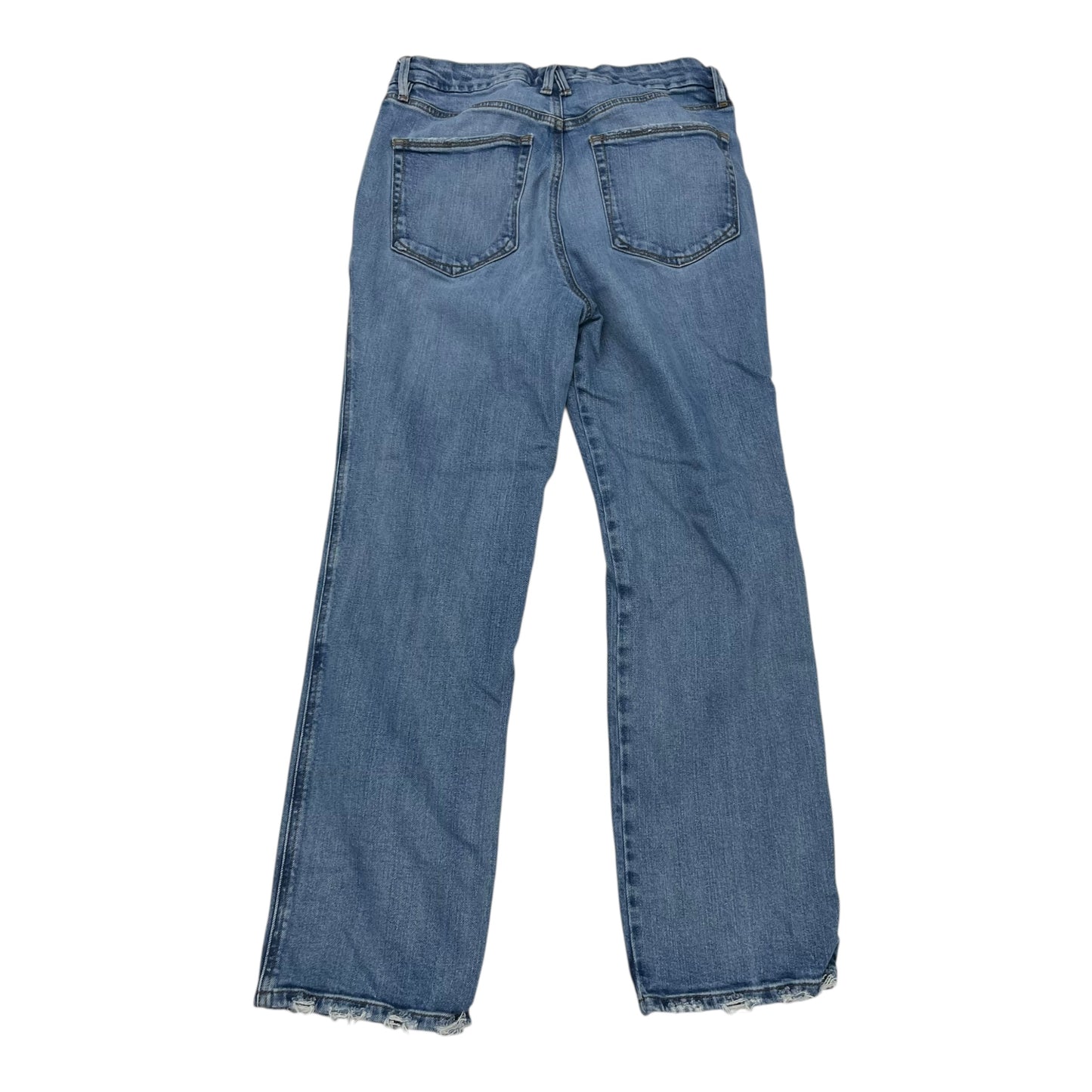 Jeans Straight By Good American In Blue Denim, Size:10