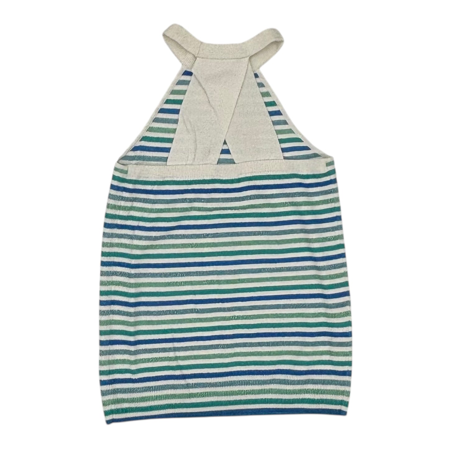 Tank Top By Loft In Blue & Green, Size:S