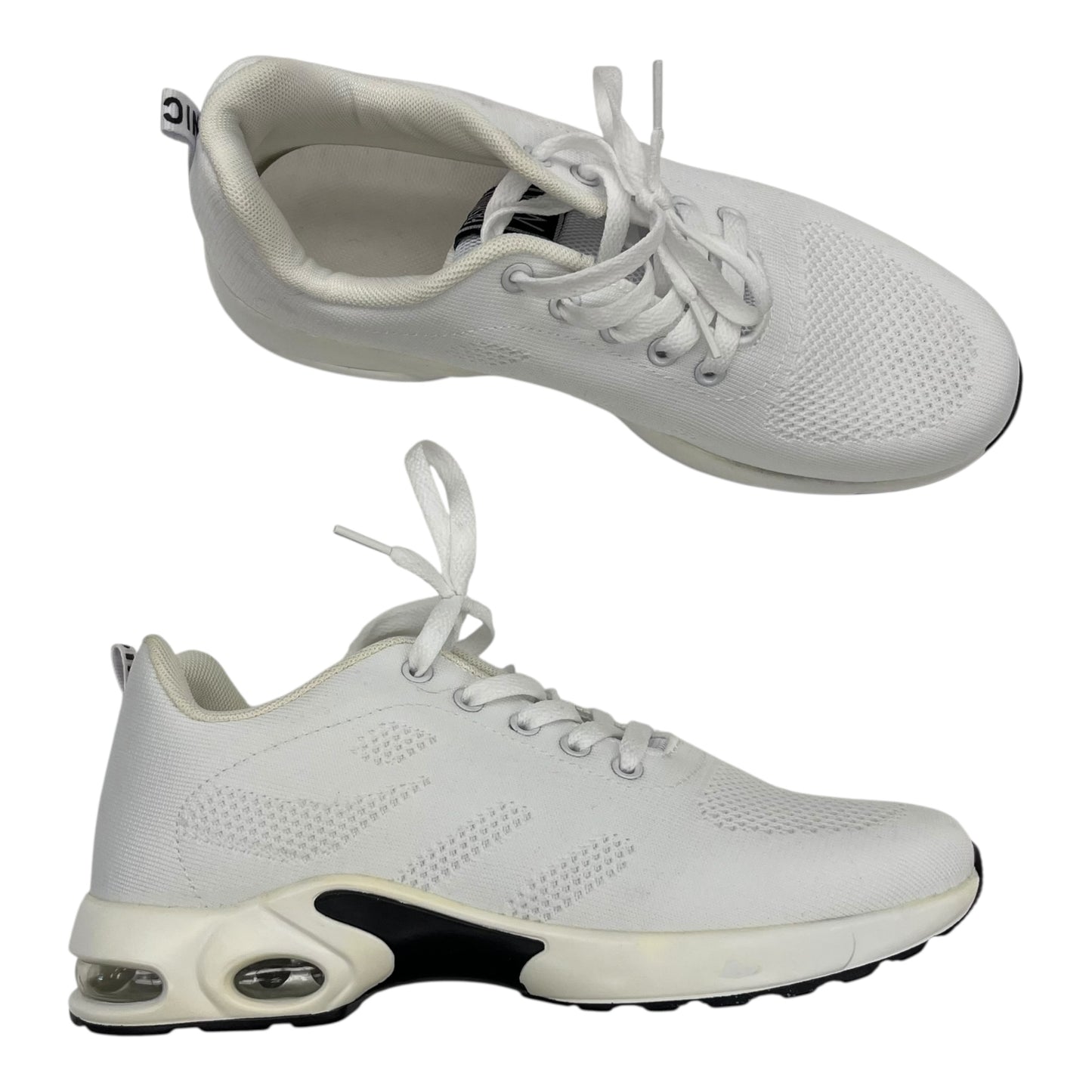 Shoes Sneakers By Cme In White, Size:8.5