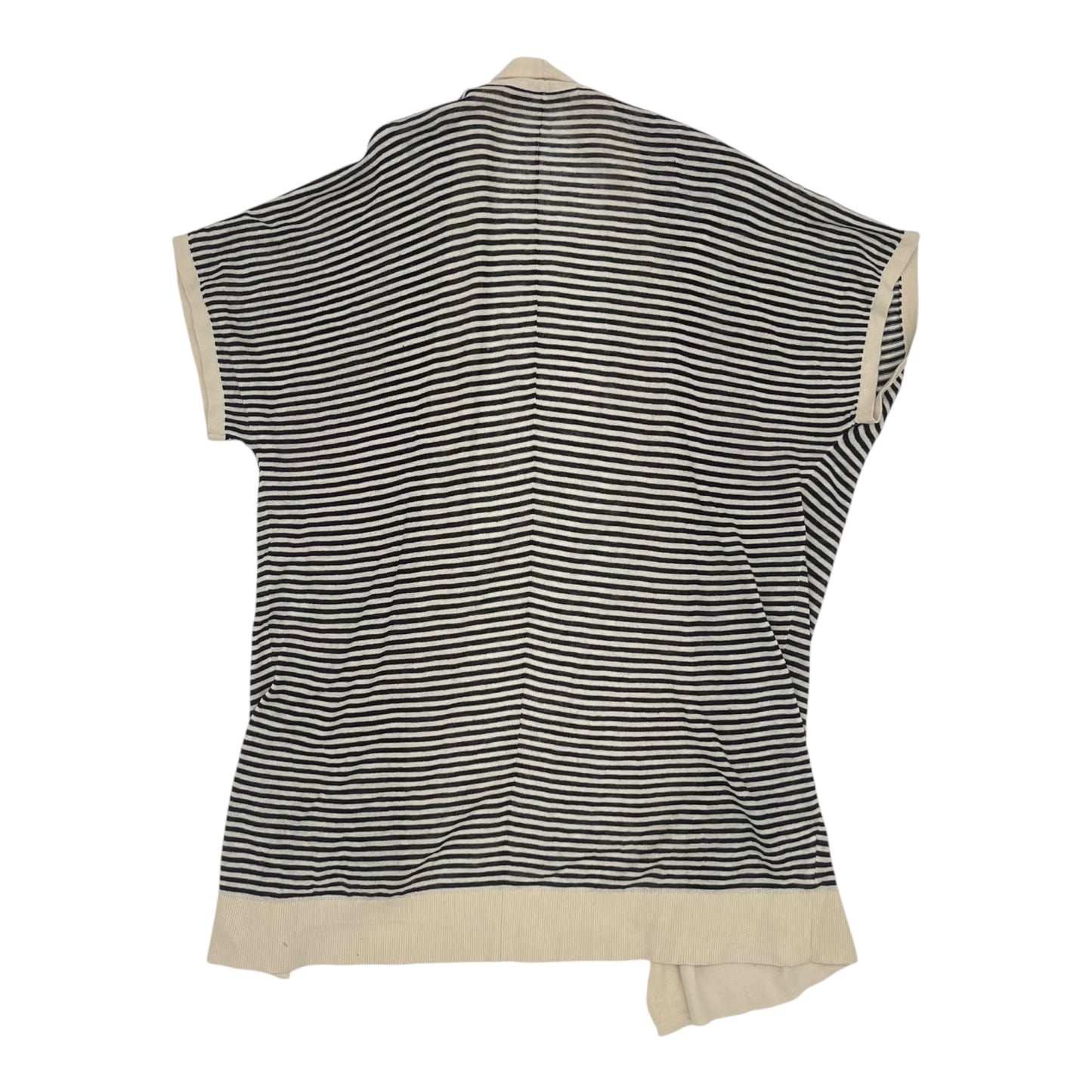 Cardigan By Loft In Black & Cream, Size:Xs