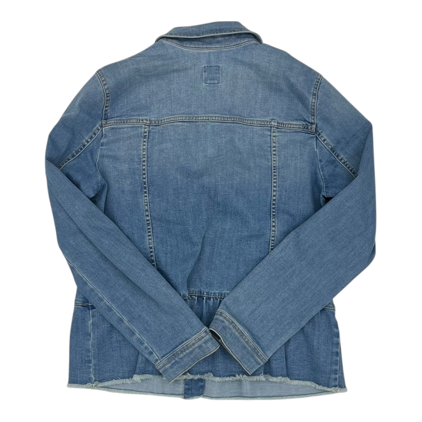 Jacket Denim By J. Jill In Blue Denim, Size:S