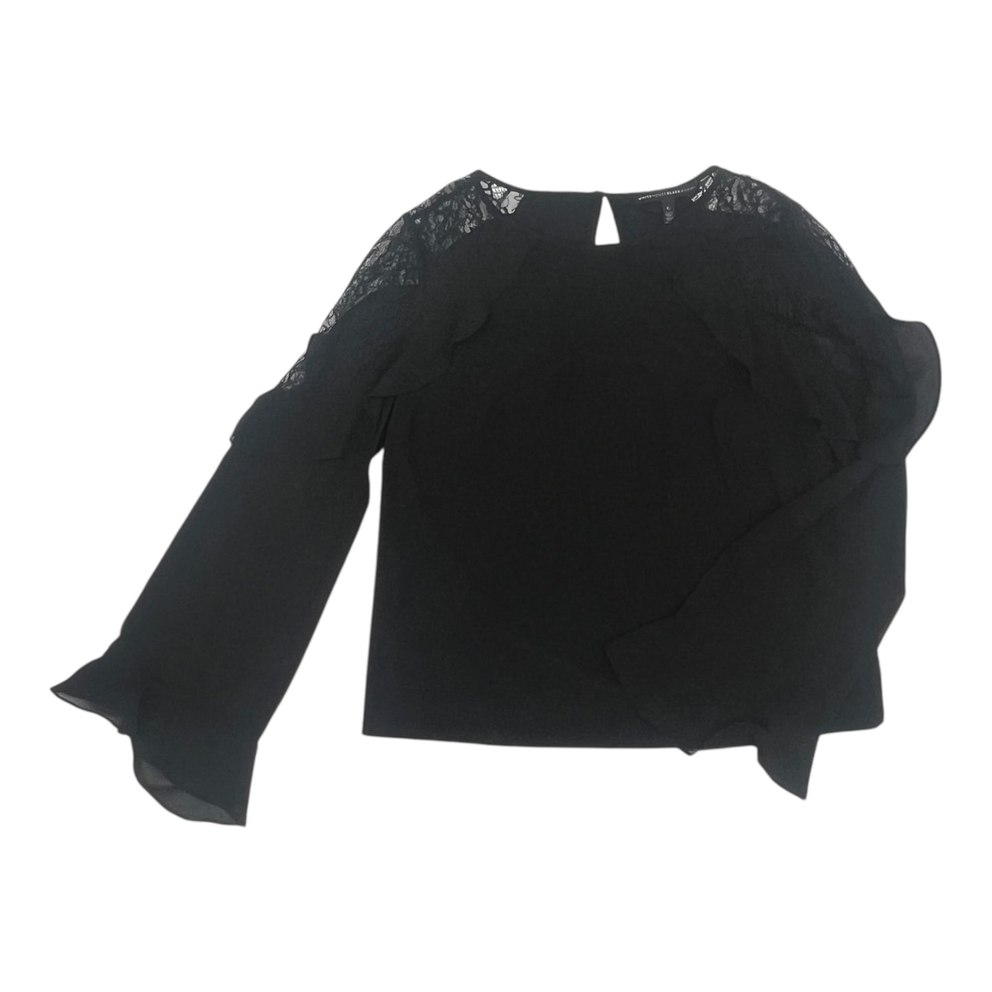 Blouse Ls By White House Black Market In Black, Size:L