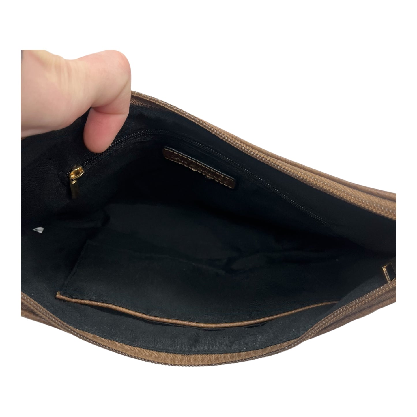 Crossbody By Clothes Mentor In Brown, Size:Medium